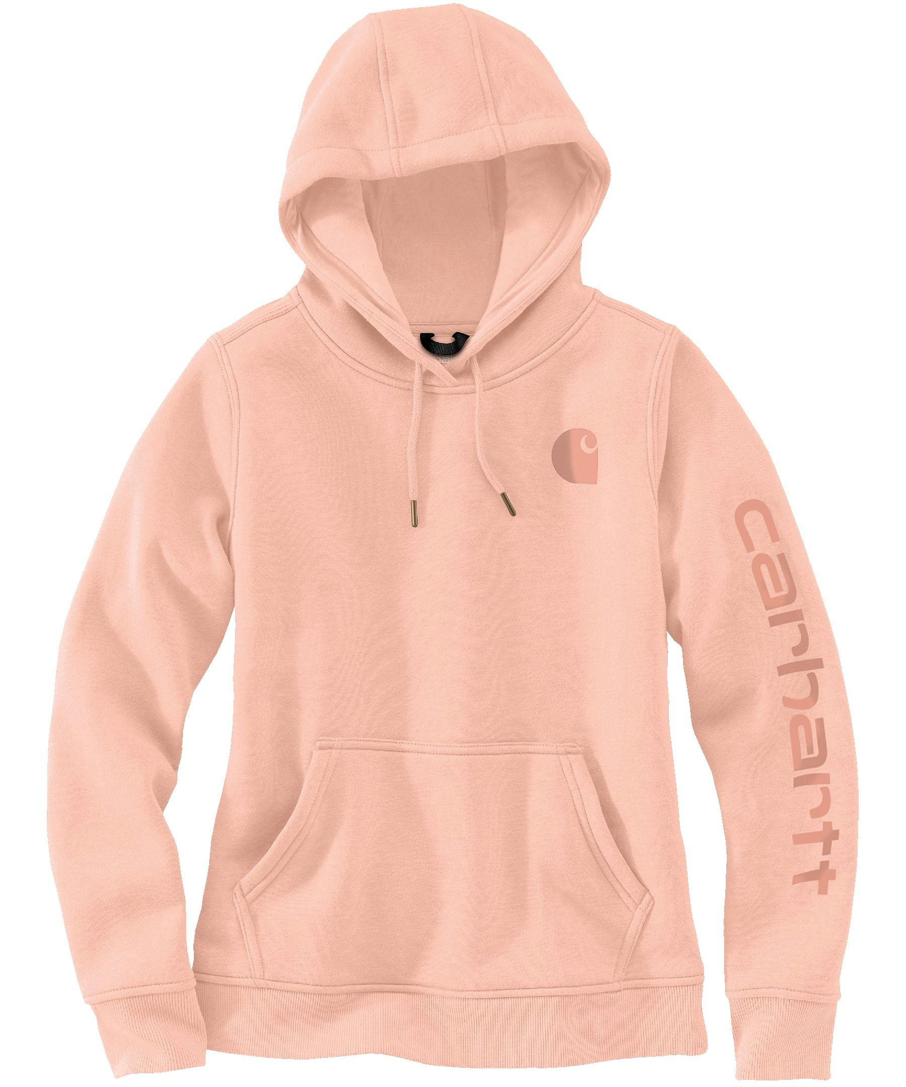 Carhartt Women's Relaxed Fit Sleeve Logo Graphic Hoodie
