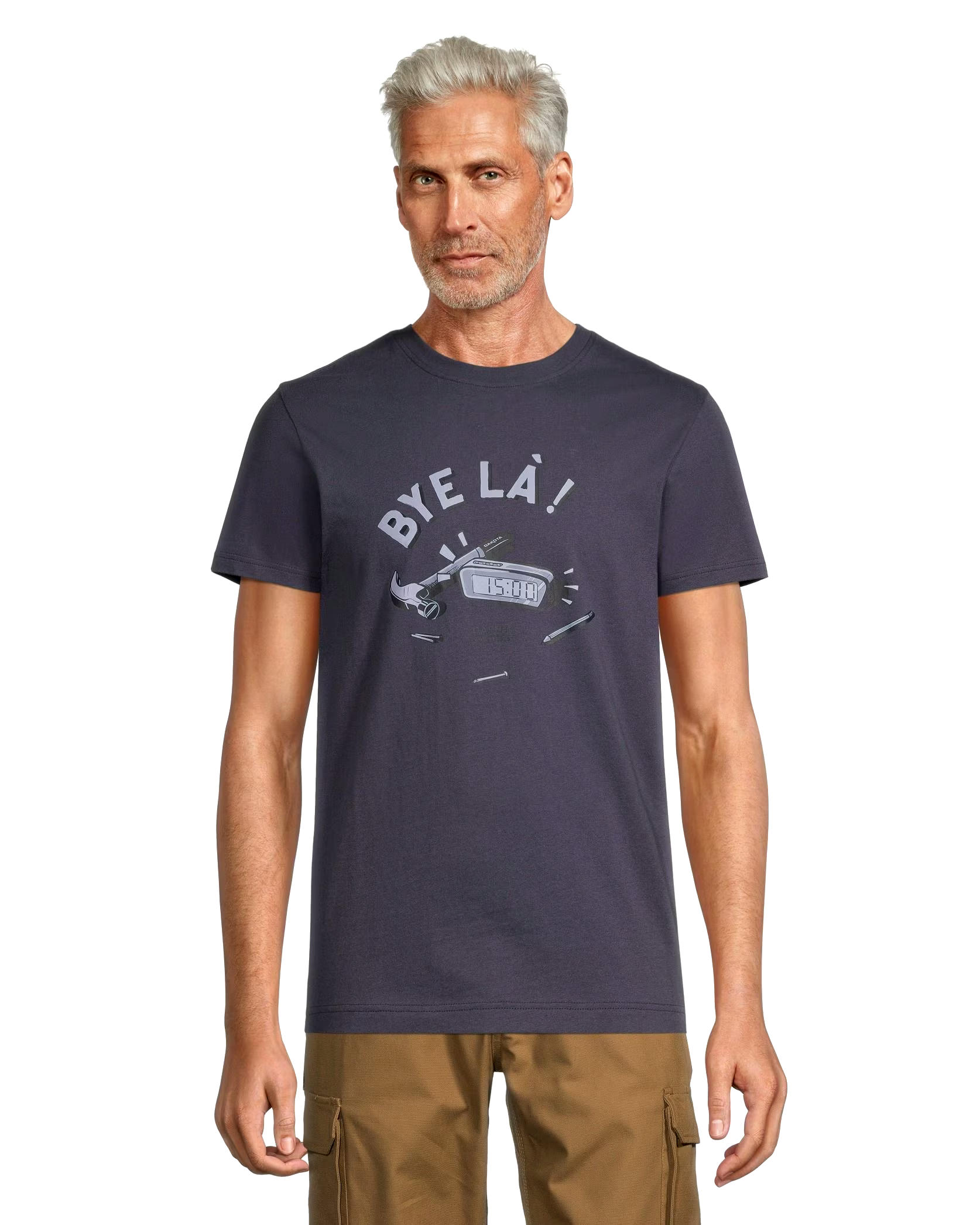 Men's Bye Là Crewneck Ultrasoft Cotton Work T Shirt