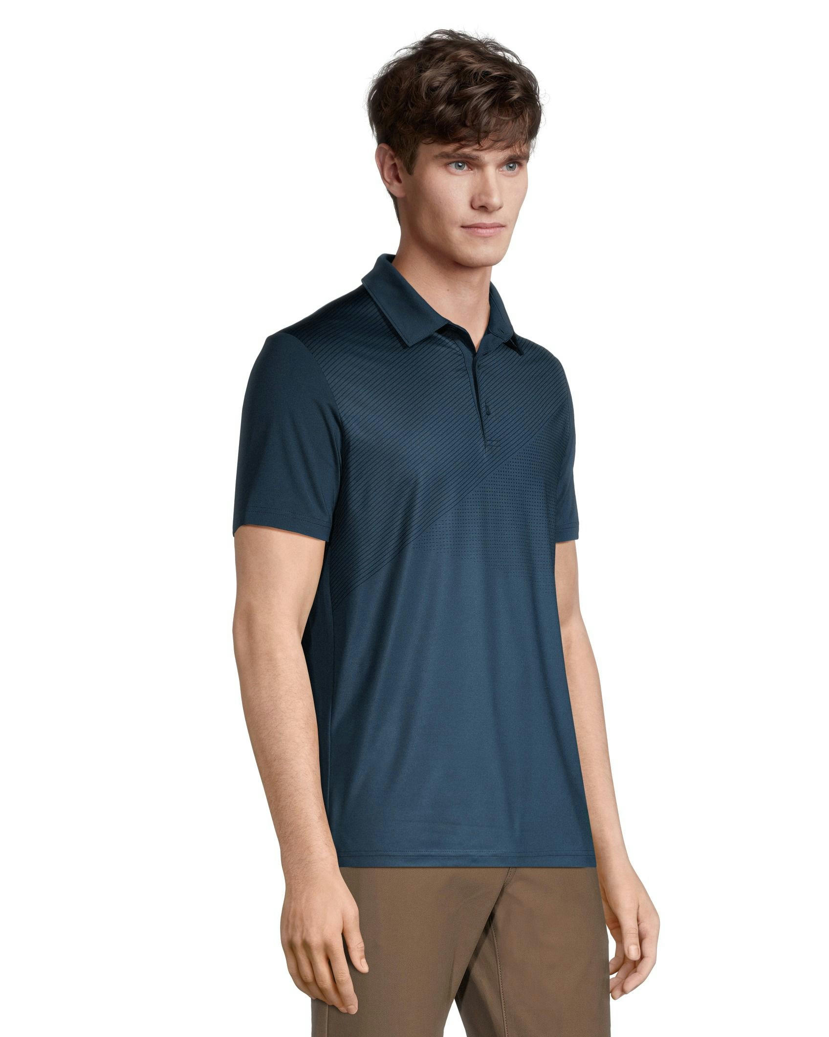 EXP Men's Comfort Dry Graphic Polo Shirt