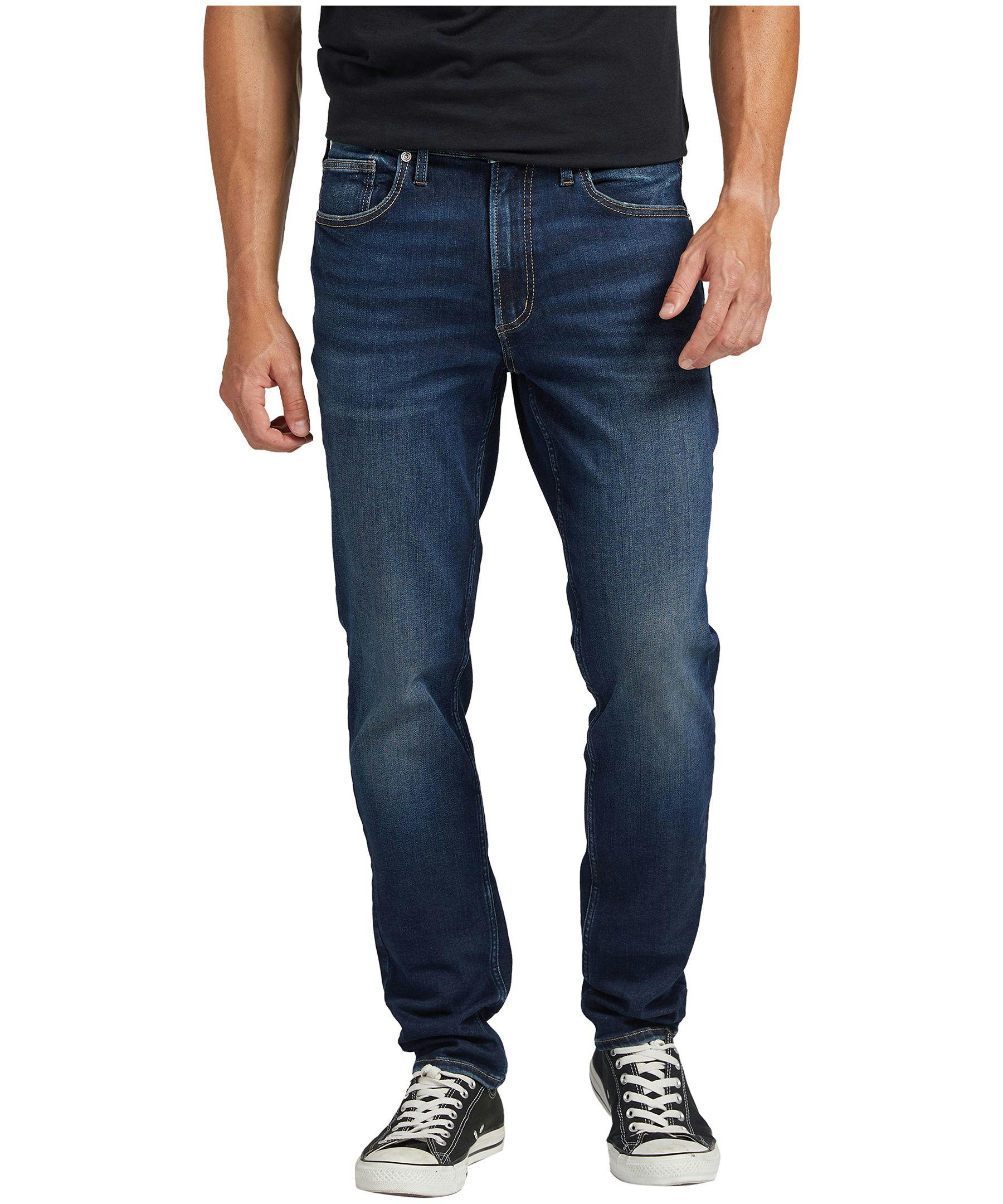 Silver Men's Infinite High Rise Athletic Slim Jeans