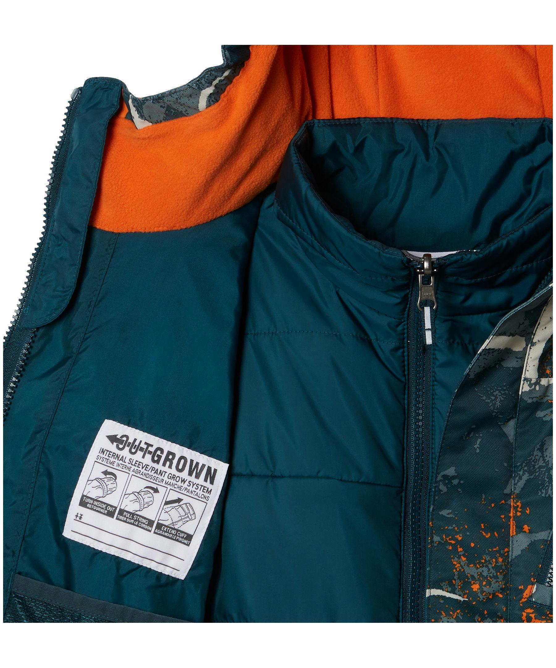 Columbia Kids' Unisex 7-16 Years Waterproof Whirlibird II Interchange Breathable Jacket