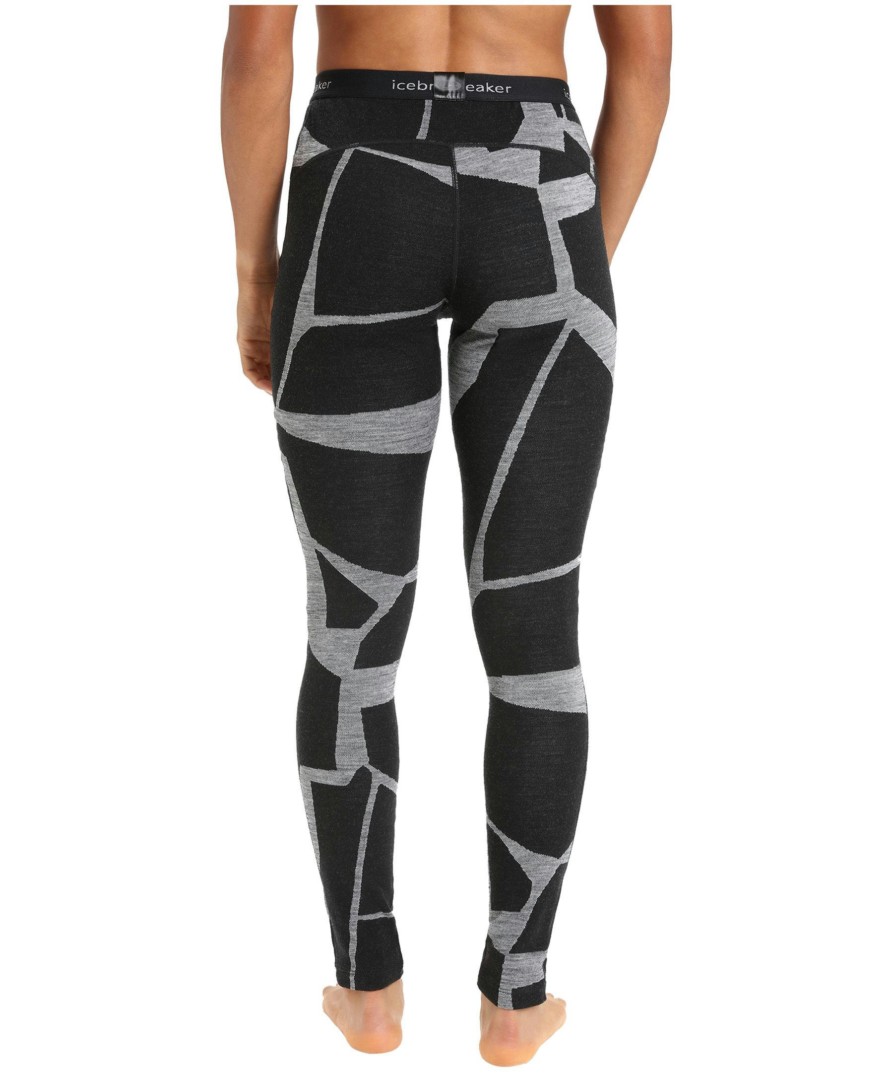 Icebreaker Women's 250 Vertex Base Layer Leggings - Fractured LandscapesONLINE ONLY