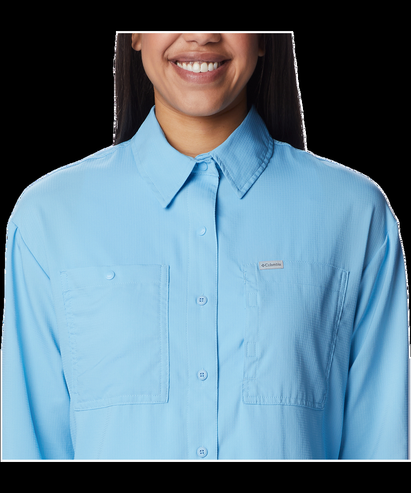 Columbia Women's Silver Ridge Omni-Shade Long Sleeve Shirt - Plus Size
