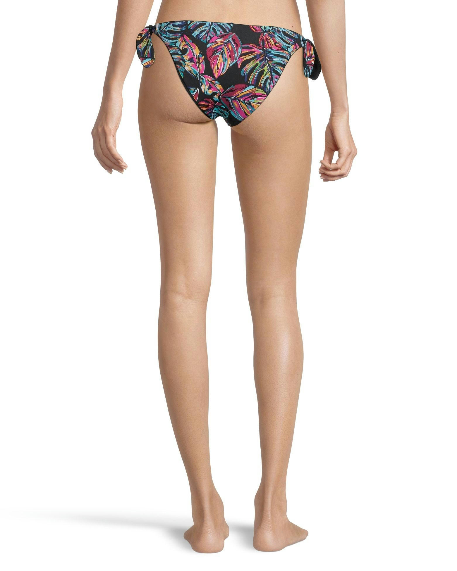 Women's Side Tie Reversible Bikini Swim Bottom