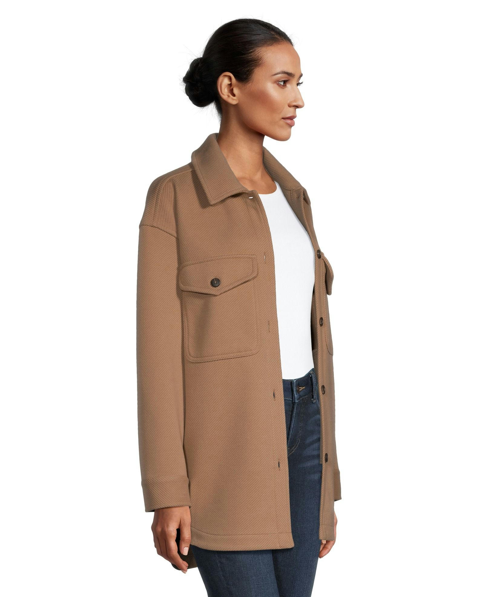 Boston Traders Women's Luxe Twill Shacket