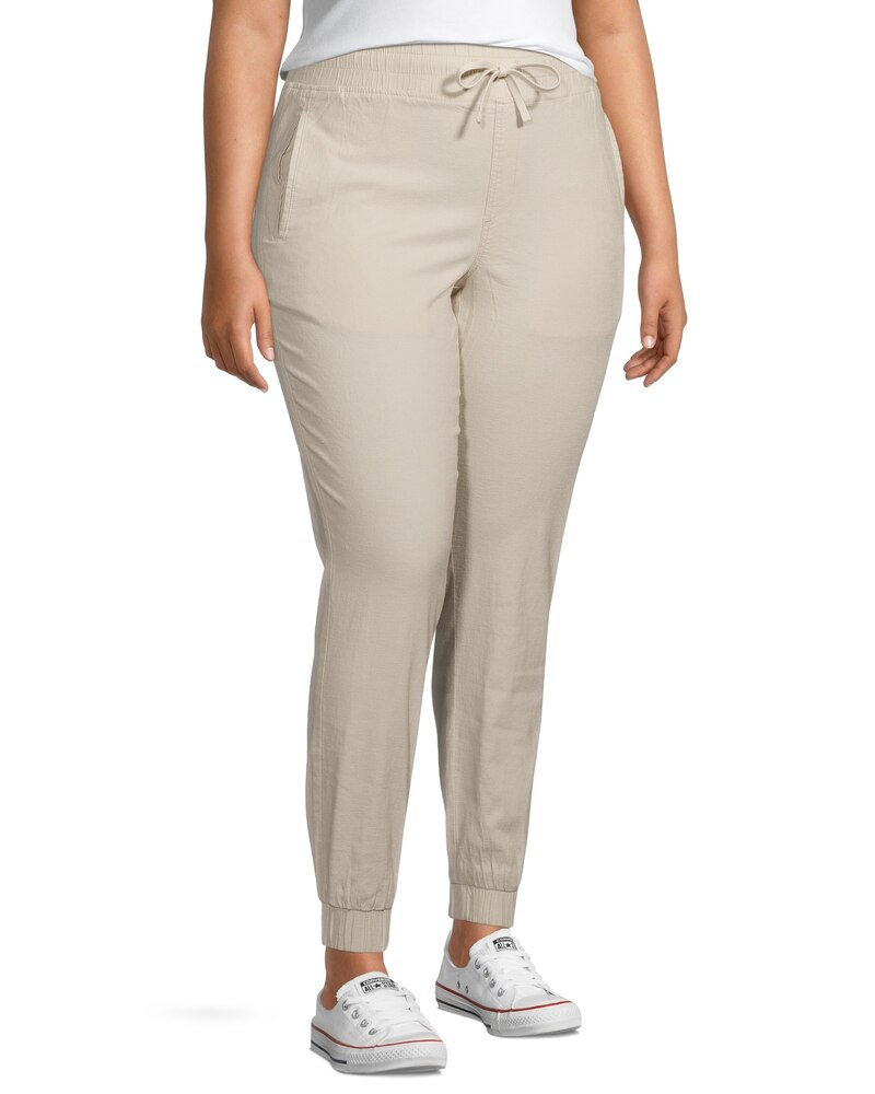 Denver Hayes Women's Linen High Rise Jogger Pants