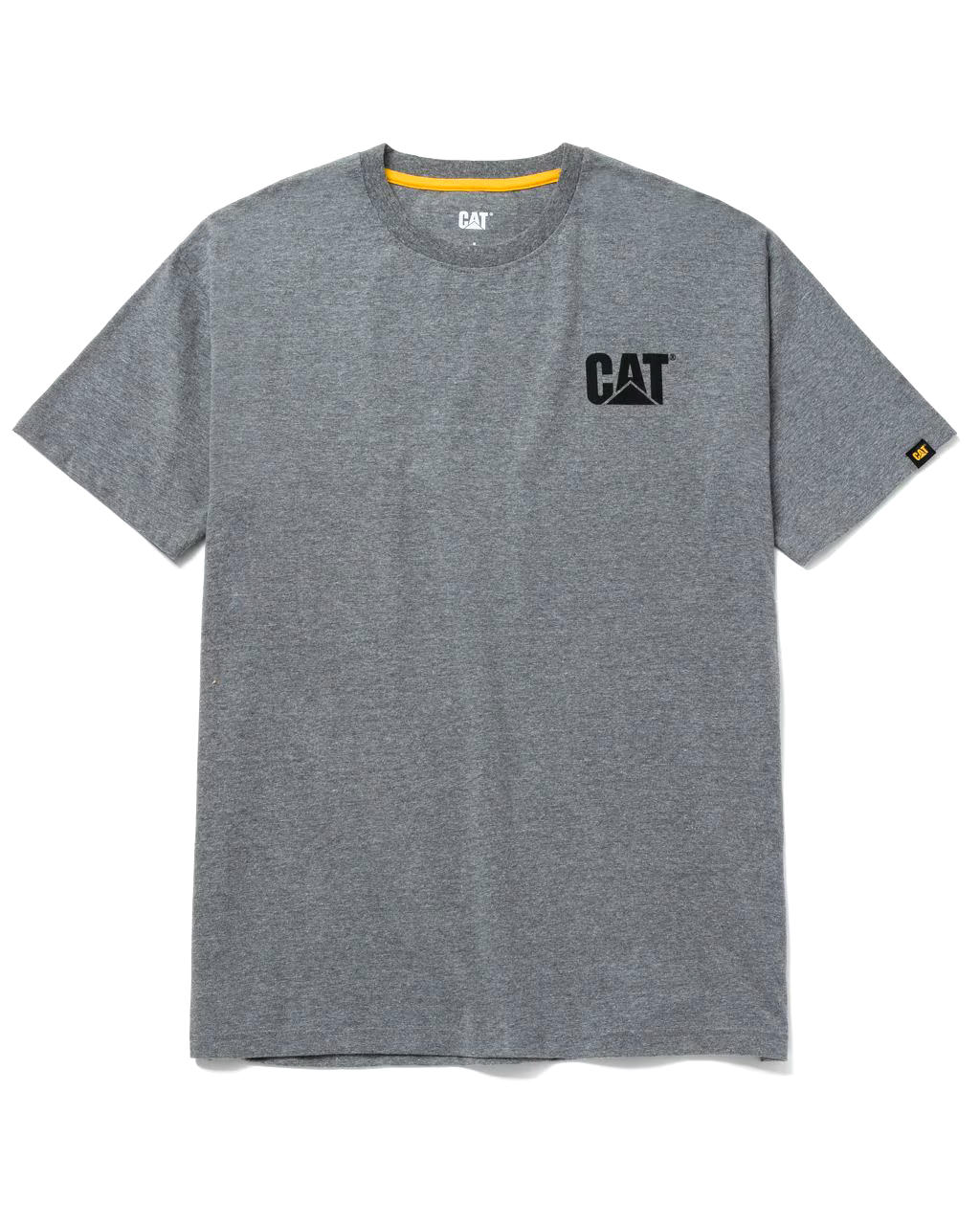CAT Men's Trademark Short Sleeve Cotton T Shirt