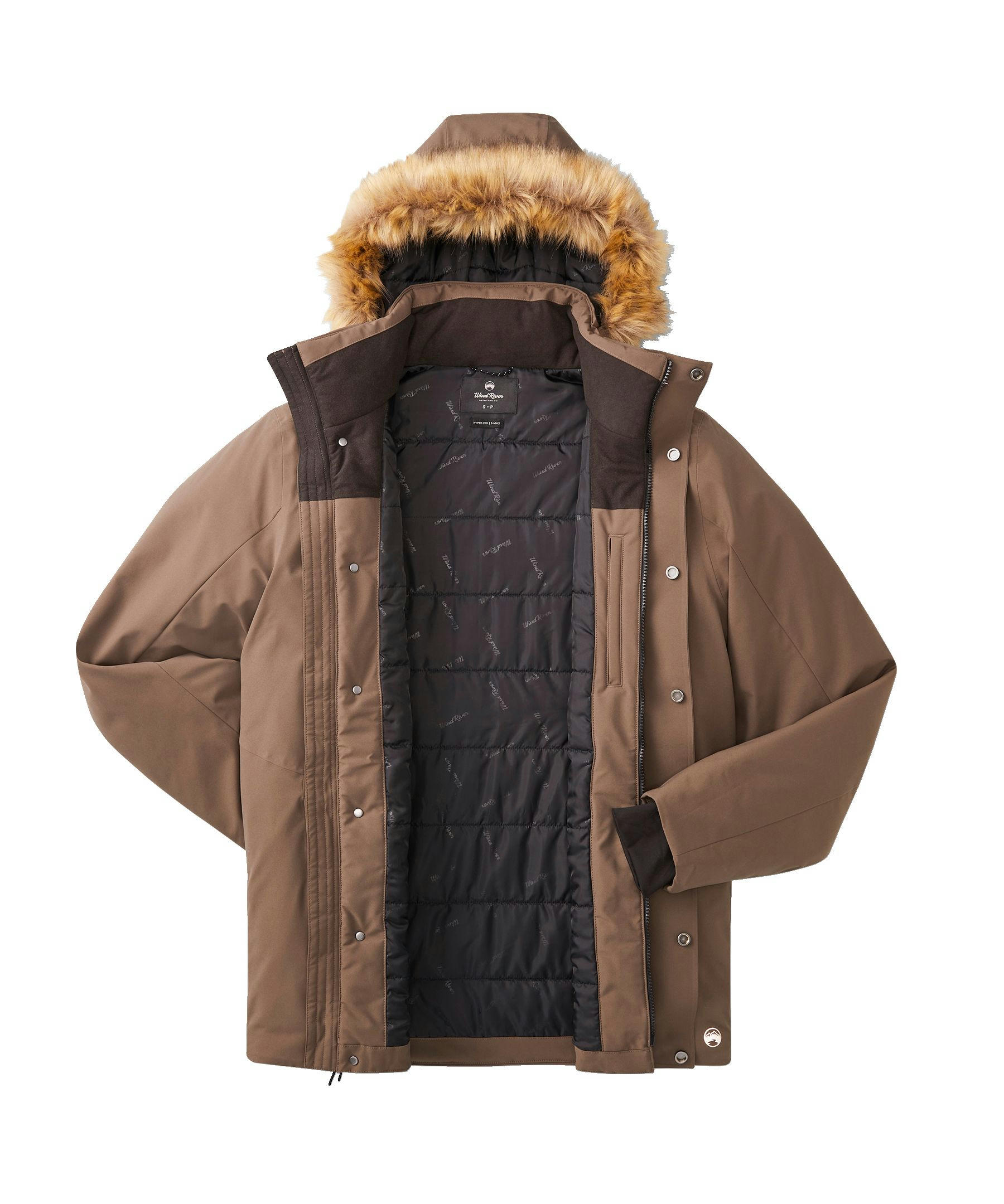 WindRiver Men's HD2 T-Max Insulated Hooded Parka