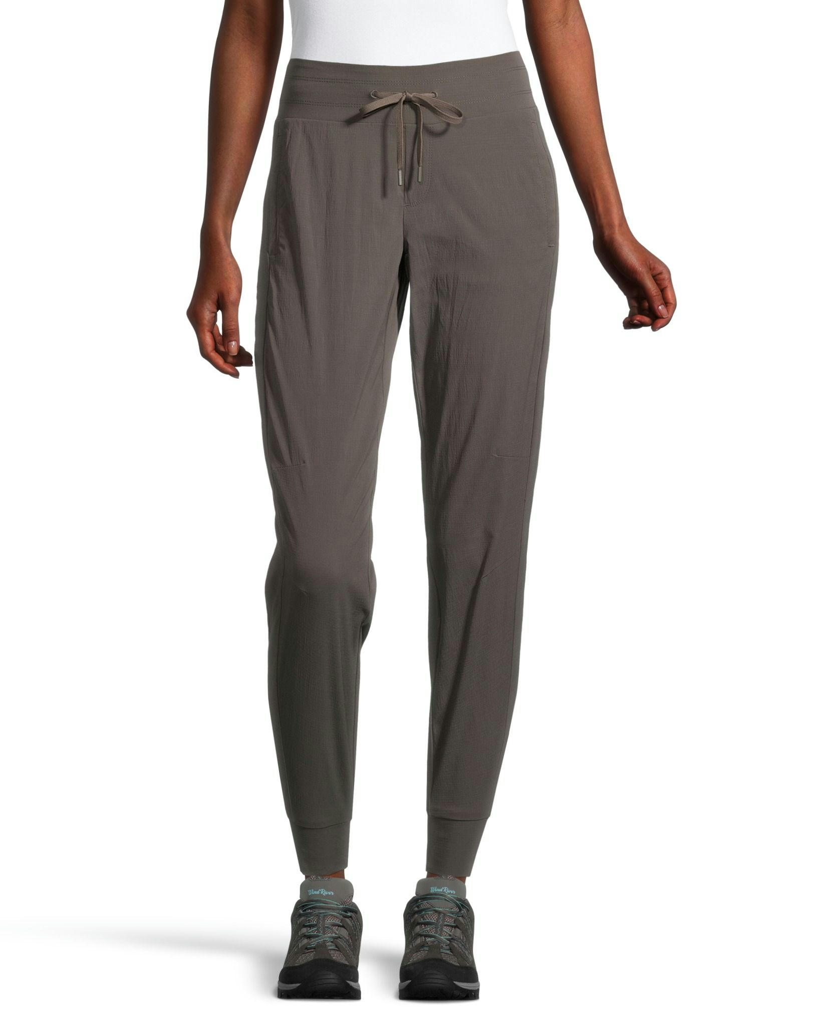 WindRiver  Women's Water Repellent Hyper-Dri 1 UV Protection Stretch Pull On Jogger Pants