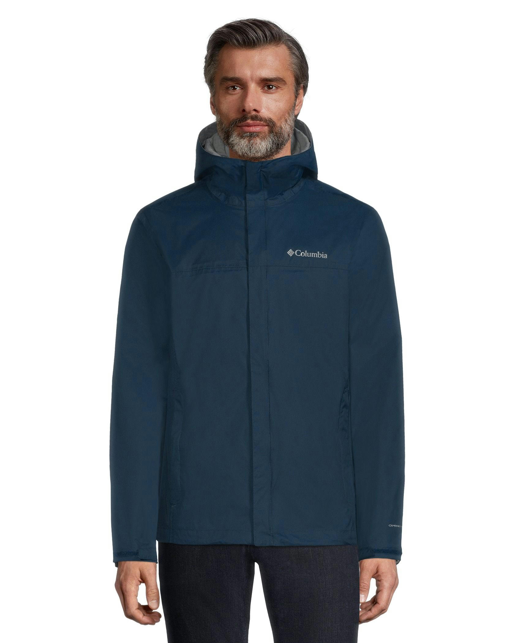 Columbia Men's Watertight II Hooded Rain Jacket, Waterproof, Breathable, Packable, Hiking