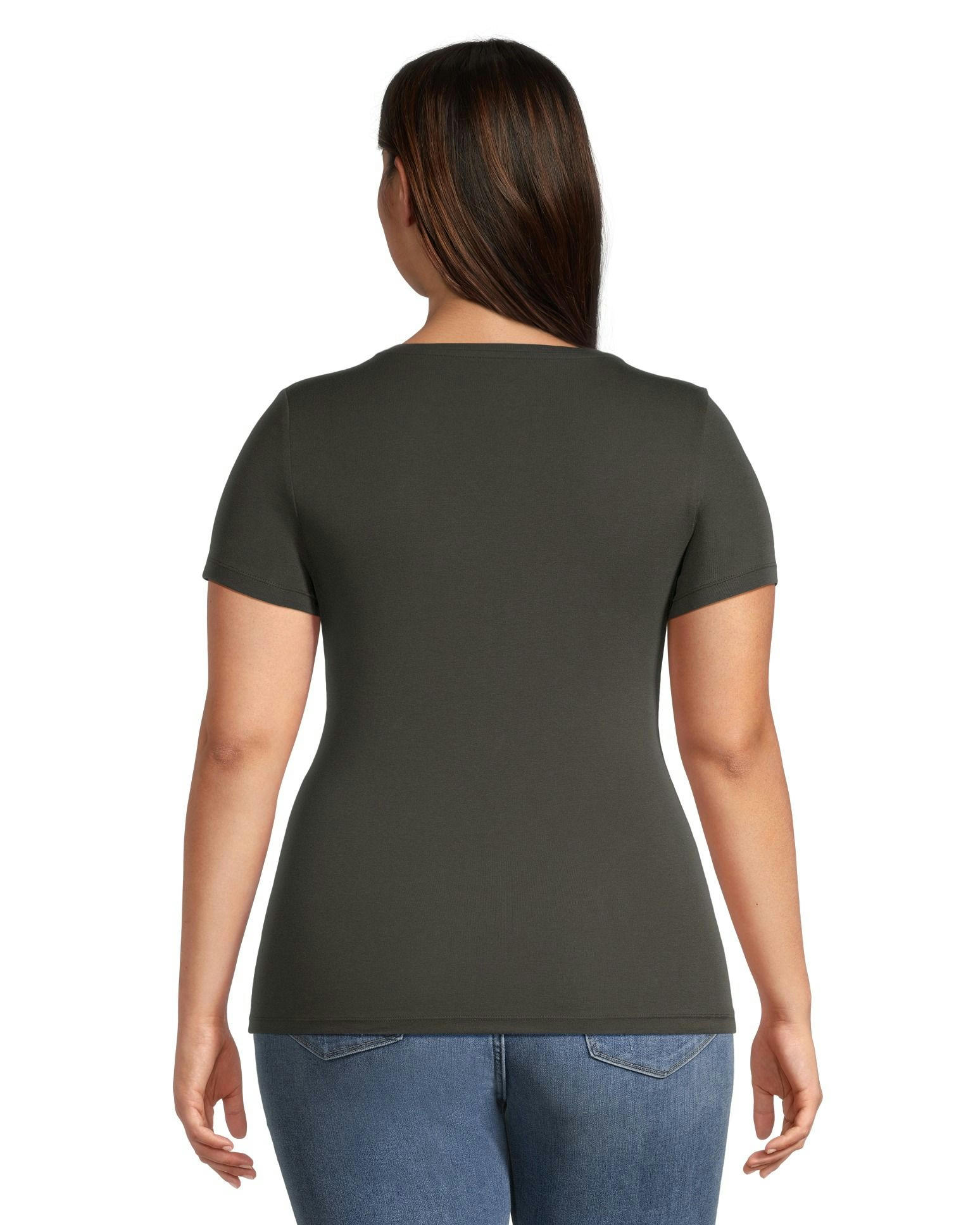 Denver Hayes Women's Fitted Scoop Neck T Shirt