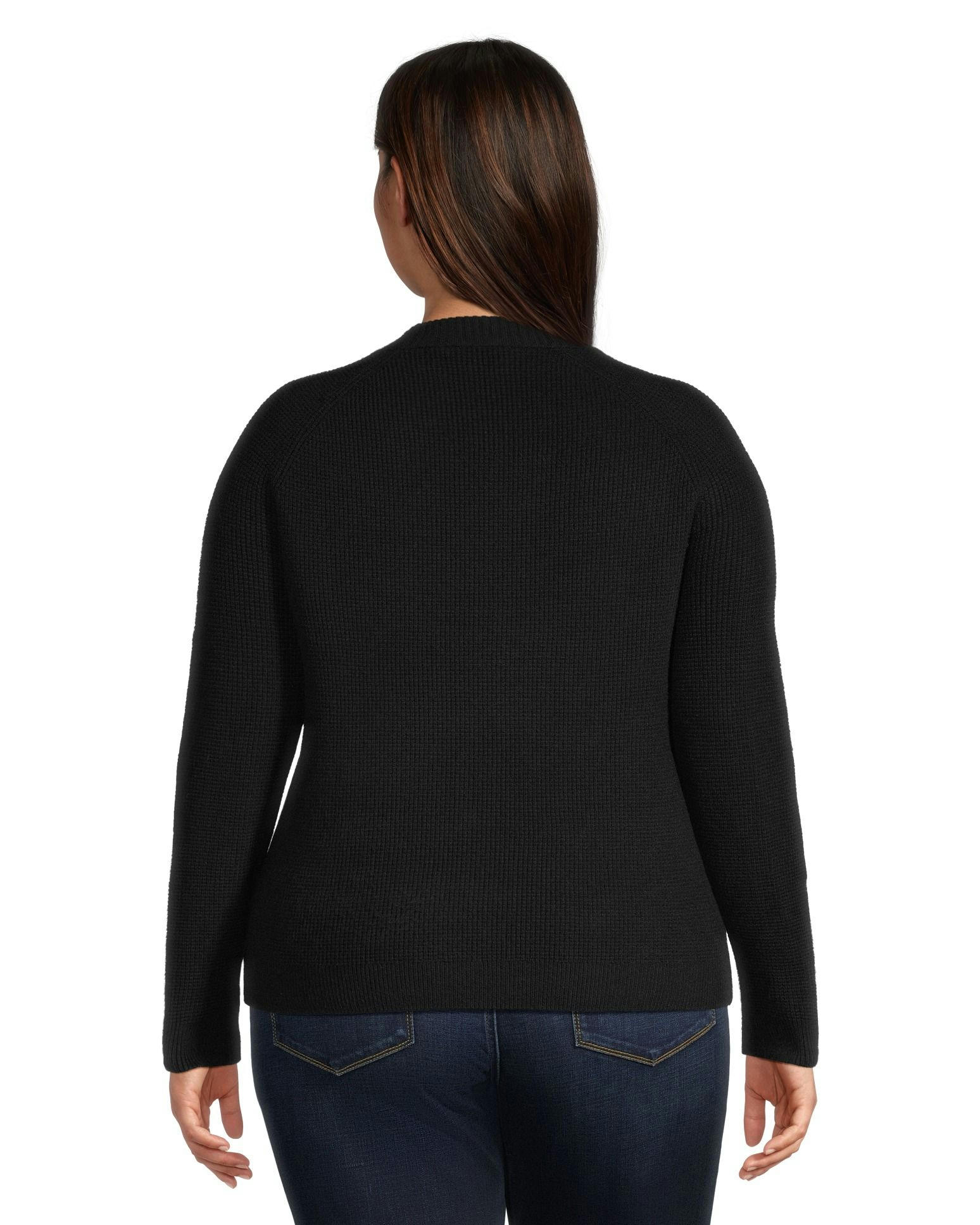 Denver Hayes Women's Cozy Fitted Crewneck Pullover