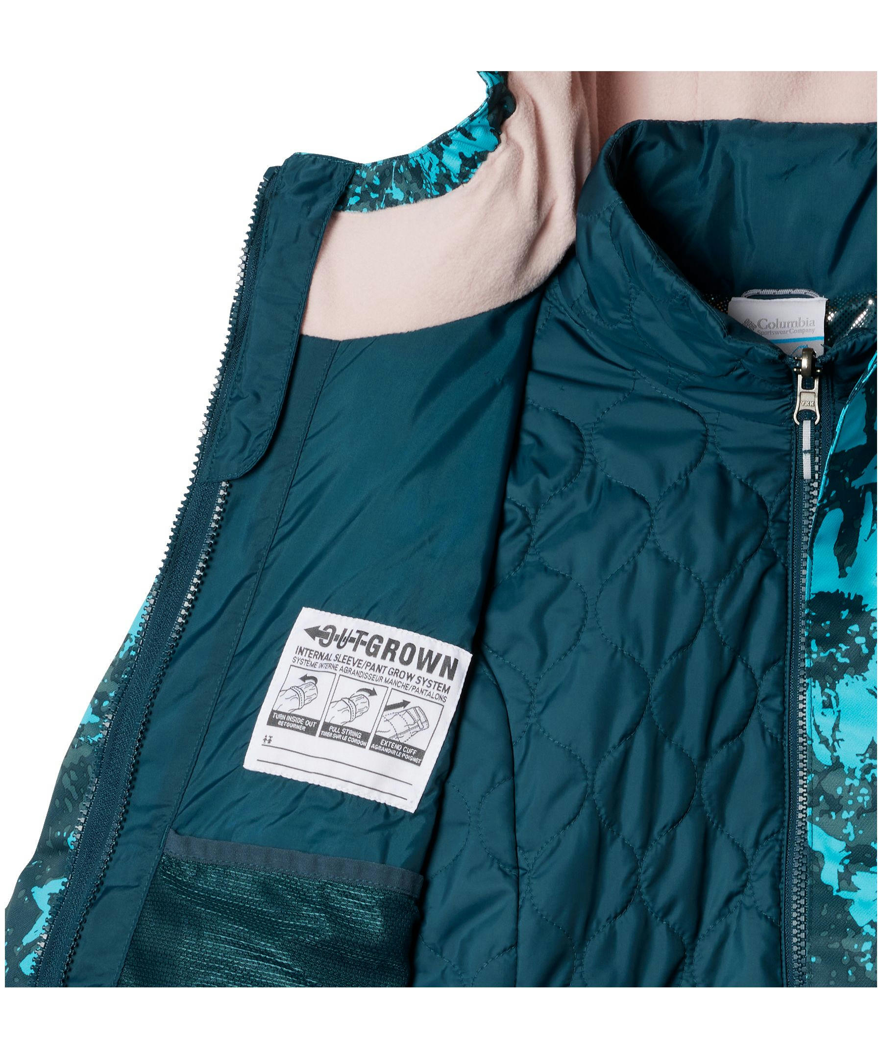 Columbia Kids' Unisex 7-16 Years Waterproof Whirlibird II Interchange Breathable Jacket