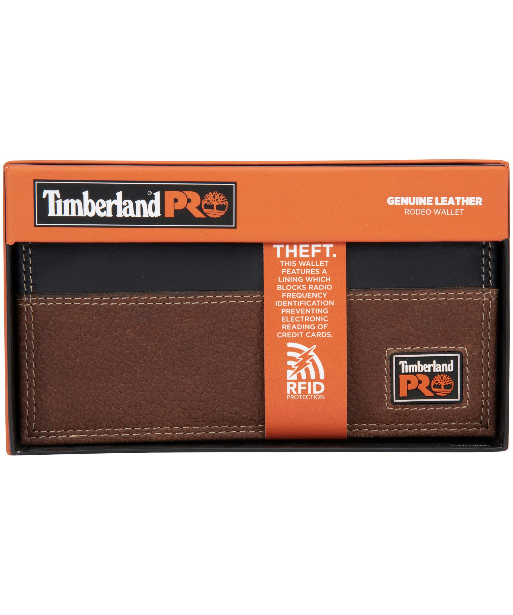 Timberland Pro Men's Pullman Rodeo Leather Wallet