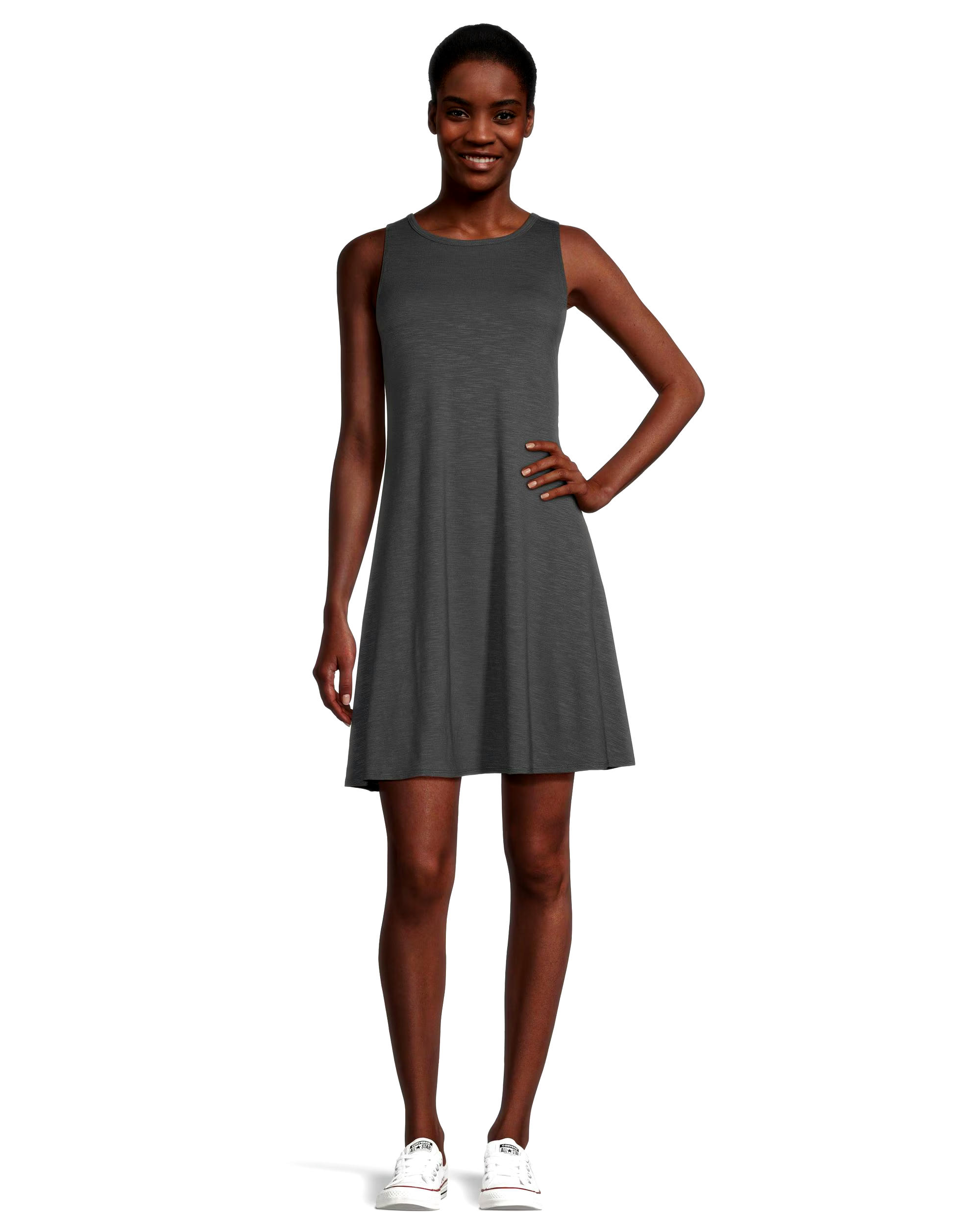 FarWest Women's Sleeveless Swing Tank Dress