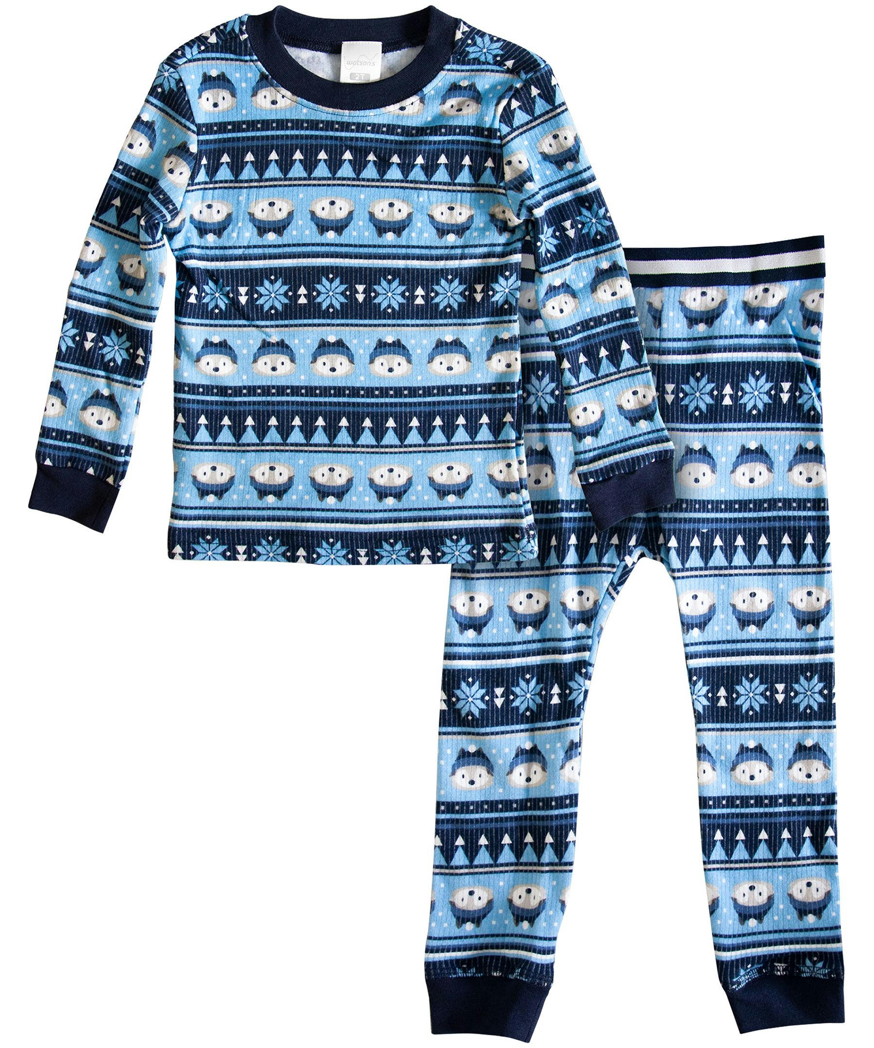 Watson's Toddler Soft Cozy Long Sleeve Top and Pants Thermal Set
