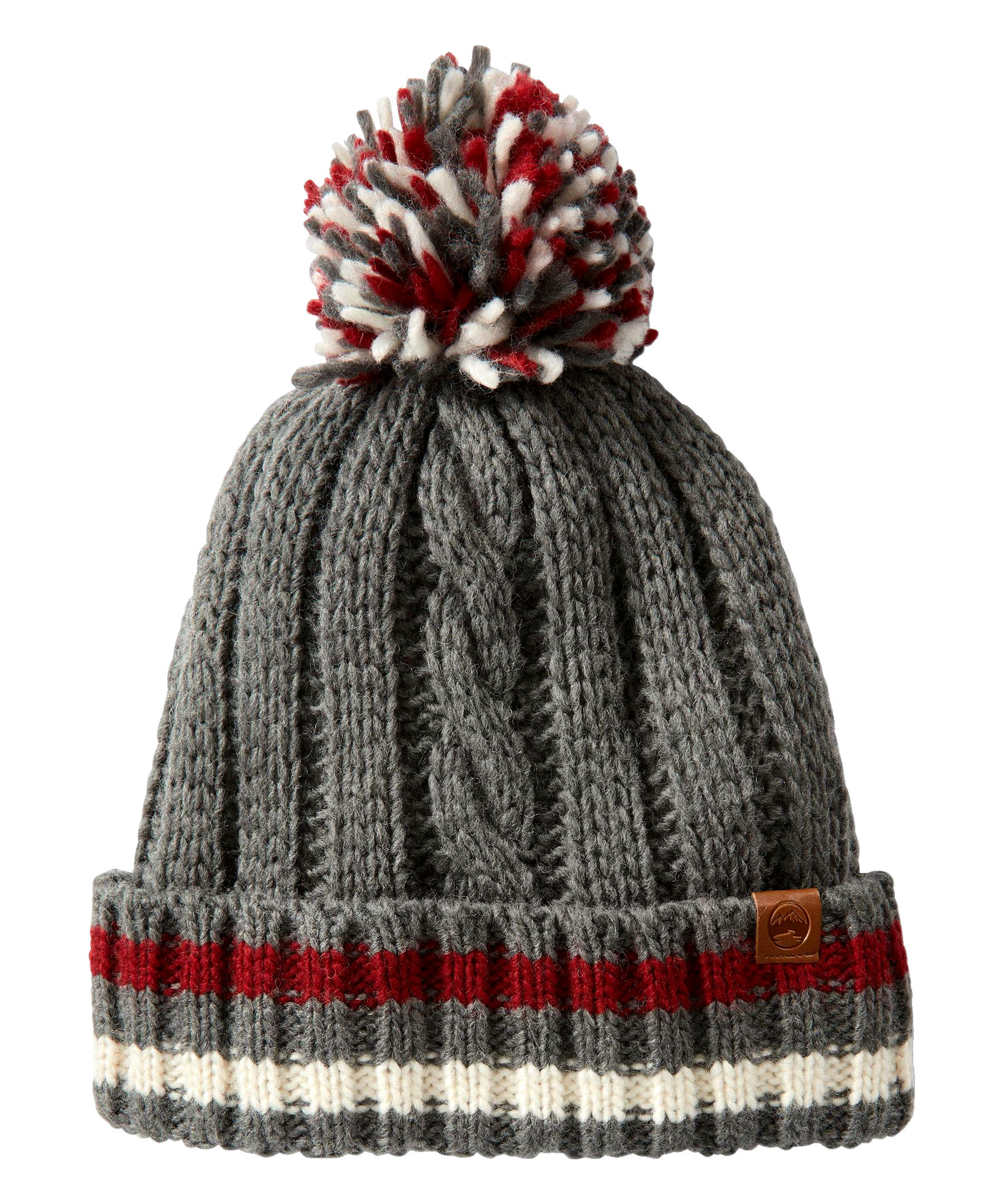 WindRiver Women's Heritage Traditional Pom Cuff Toque