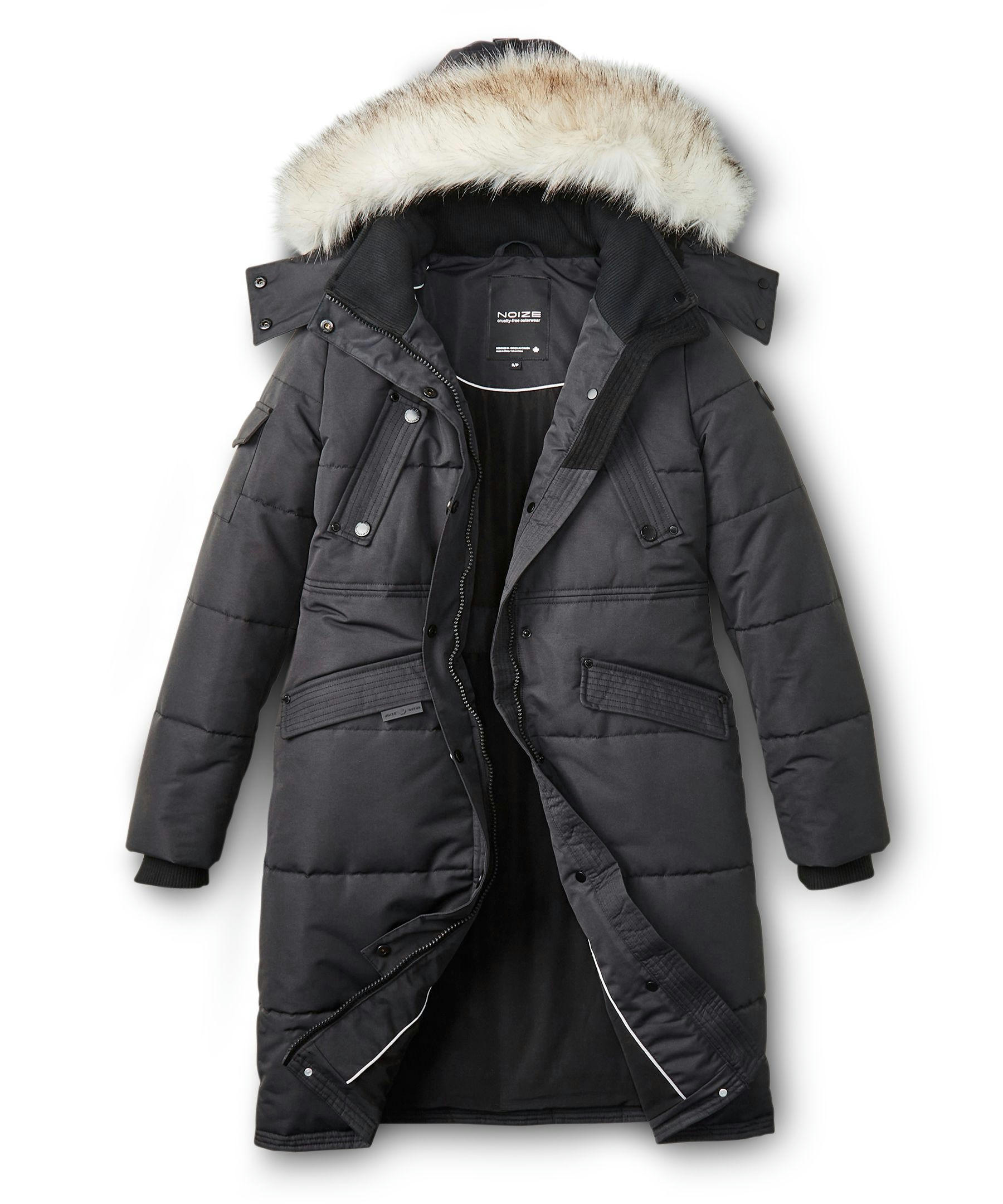 Noize Women's Kaylee Long Quilted Parka Jacket