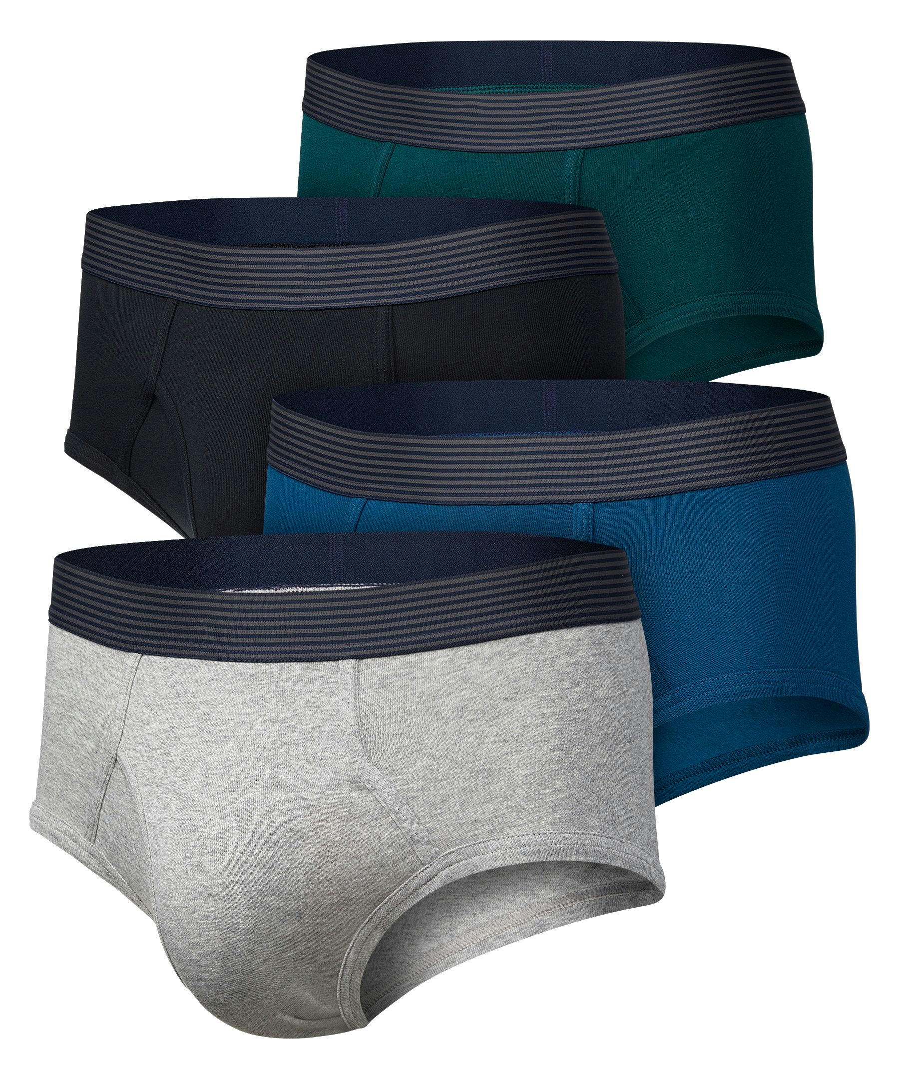 Denver Hayes Men's 4 Pack Classic Briefs