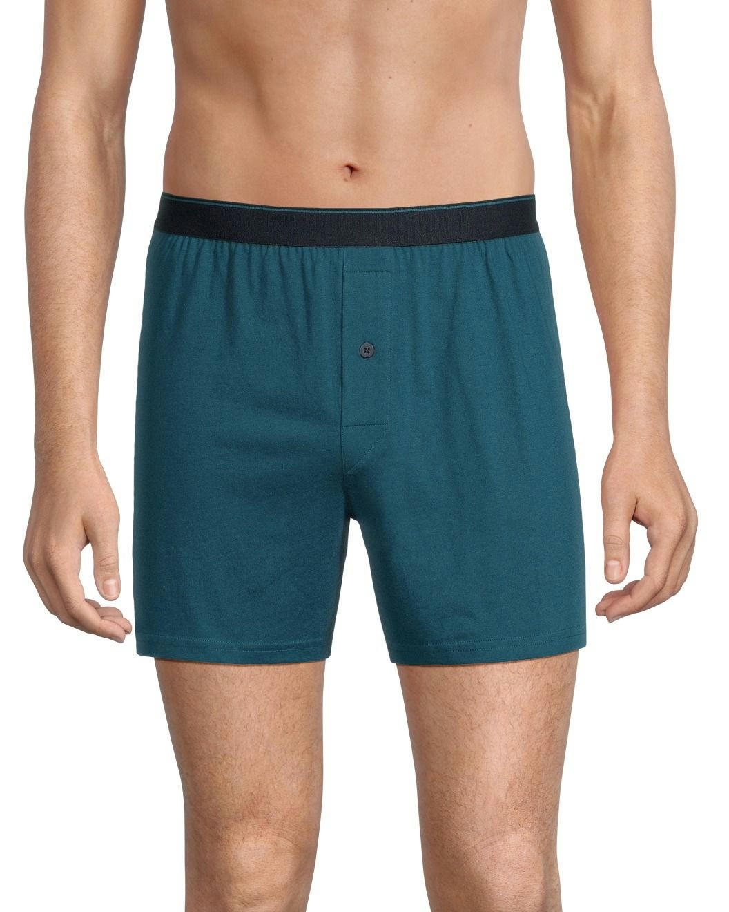 Denver Hayes Men's 2 Pack Yarn Dye Loose Fit Boxer Briefs