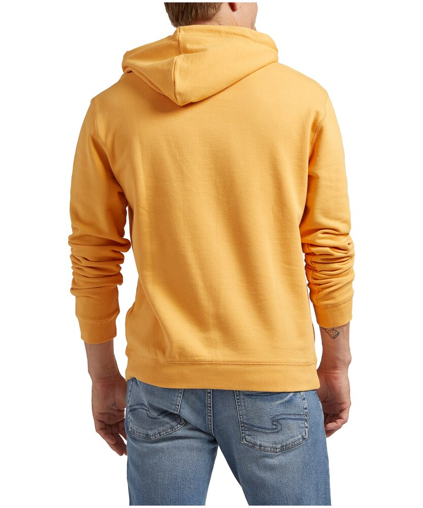 Silver Unisex Logo French Terry Hoodie Sweatershirt