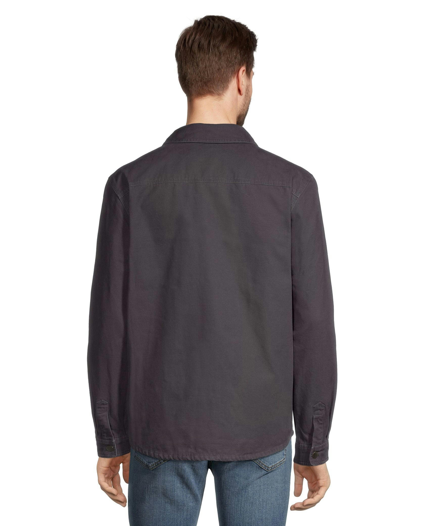 Boston Traders Men's Flannel Lined Cotton Canvas Shacket