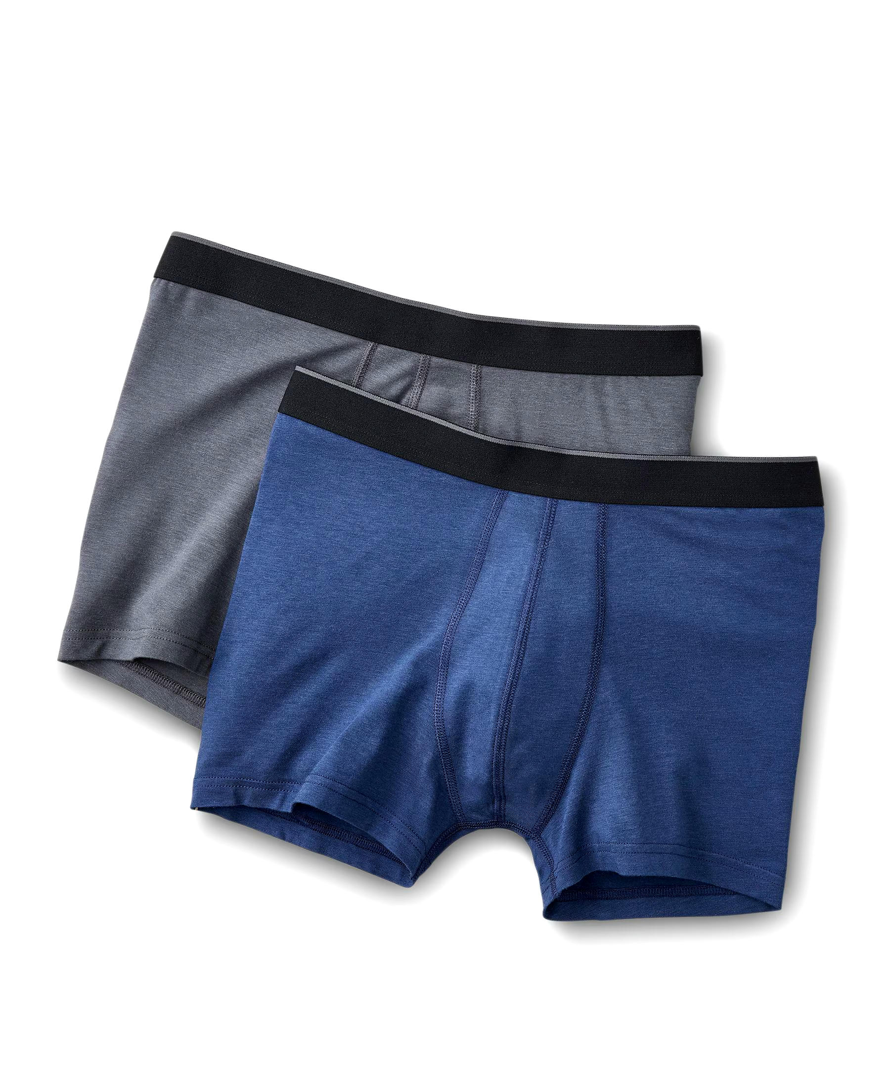 Denver Hayes Men's Rayon from Bamboo 2-Pack Trunk Briefs