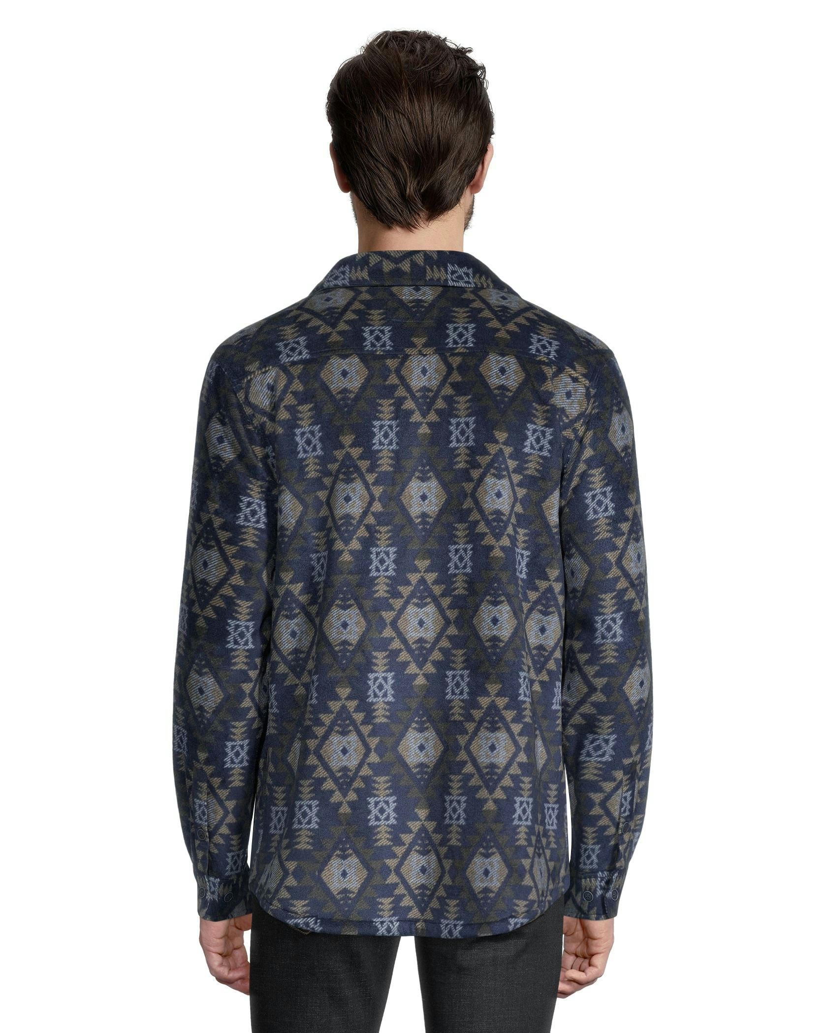 Boston Traders Men's Bonded Polar Plaid Shacket