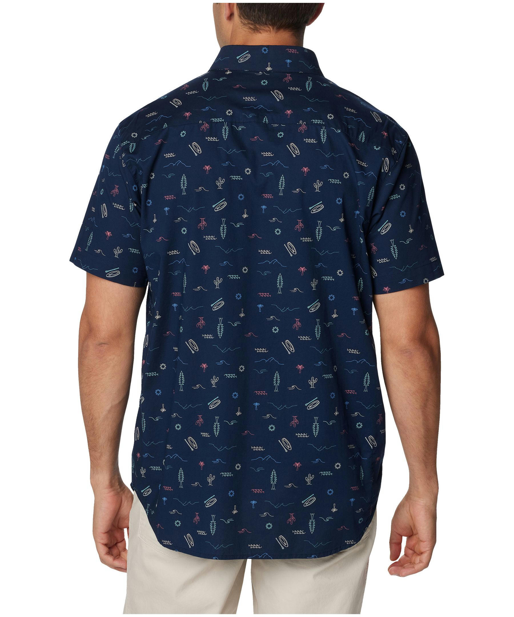 Columbia Men's Rapid Rivers Short Sleeve Printed Shirt