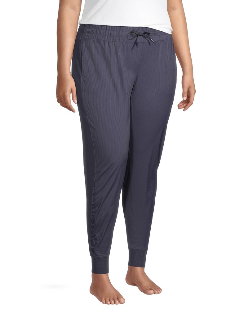 Shambhala Women's Mid Rise Ruched Woven Active Jogger Pants
