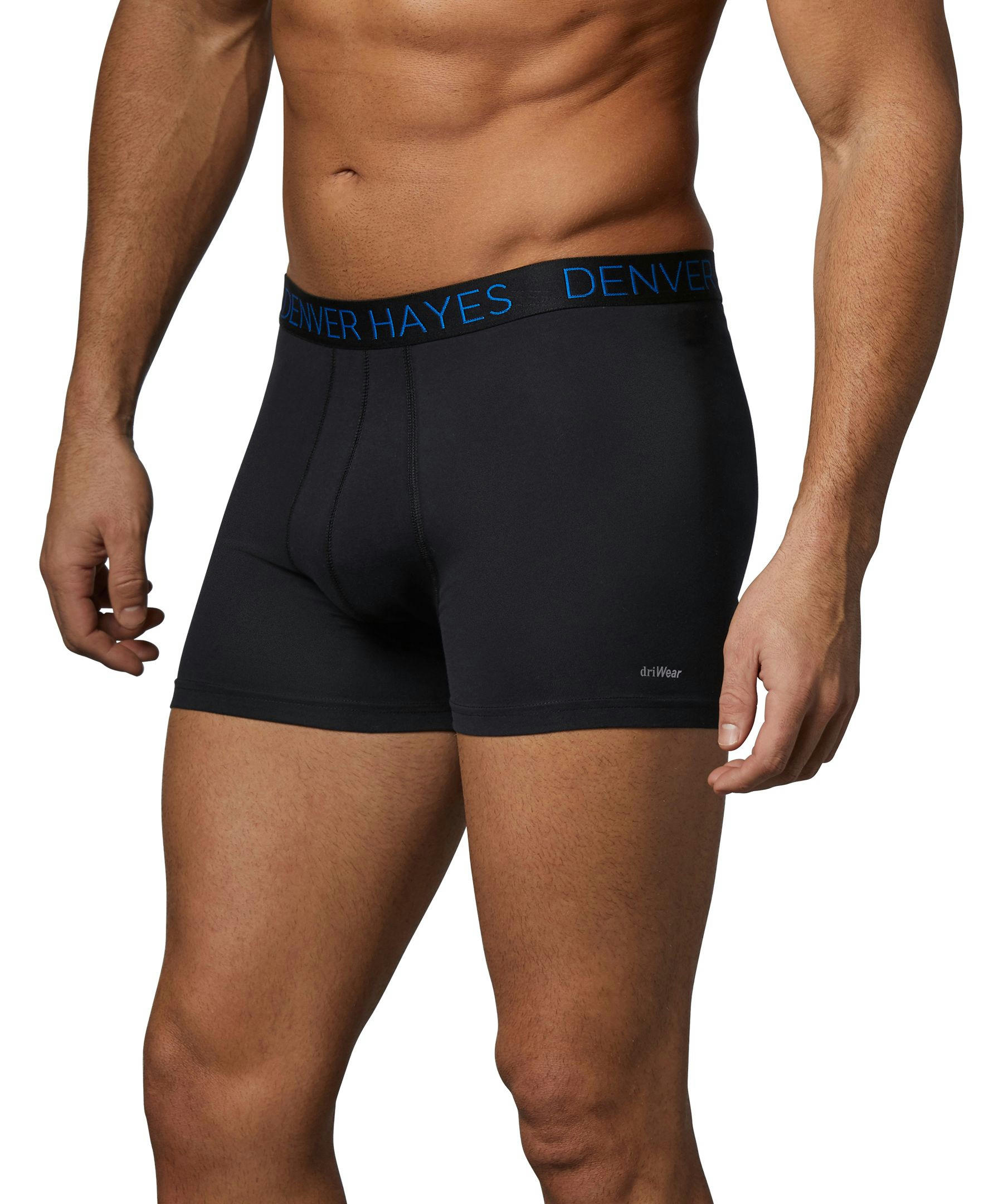 Denver Hayes Men's 2-Pack DriWear Trunk Brief
