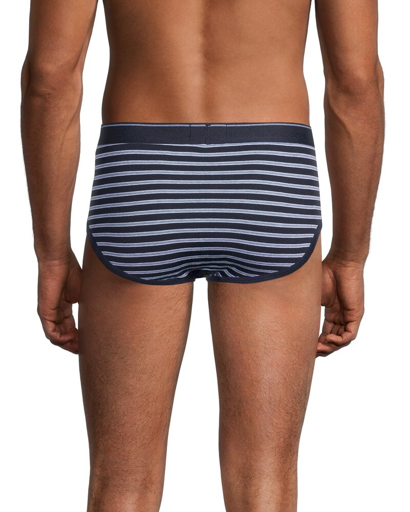 Denver Hayes Men's 3 Pack Yarn Dye Basic Briefs