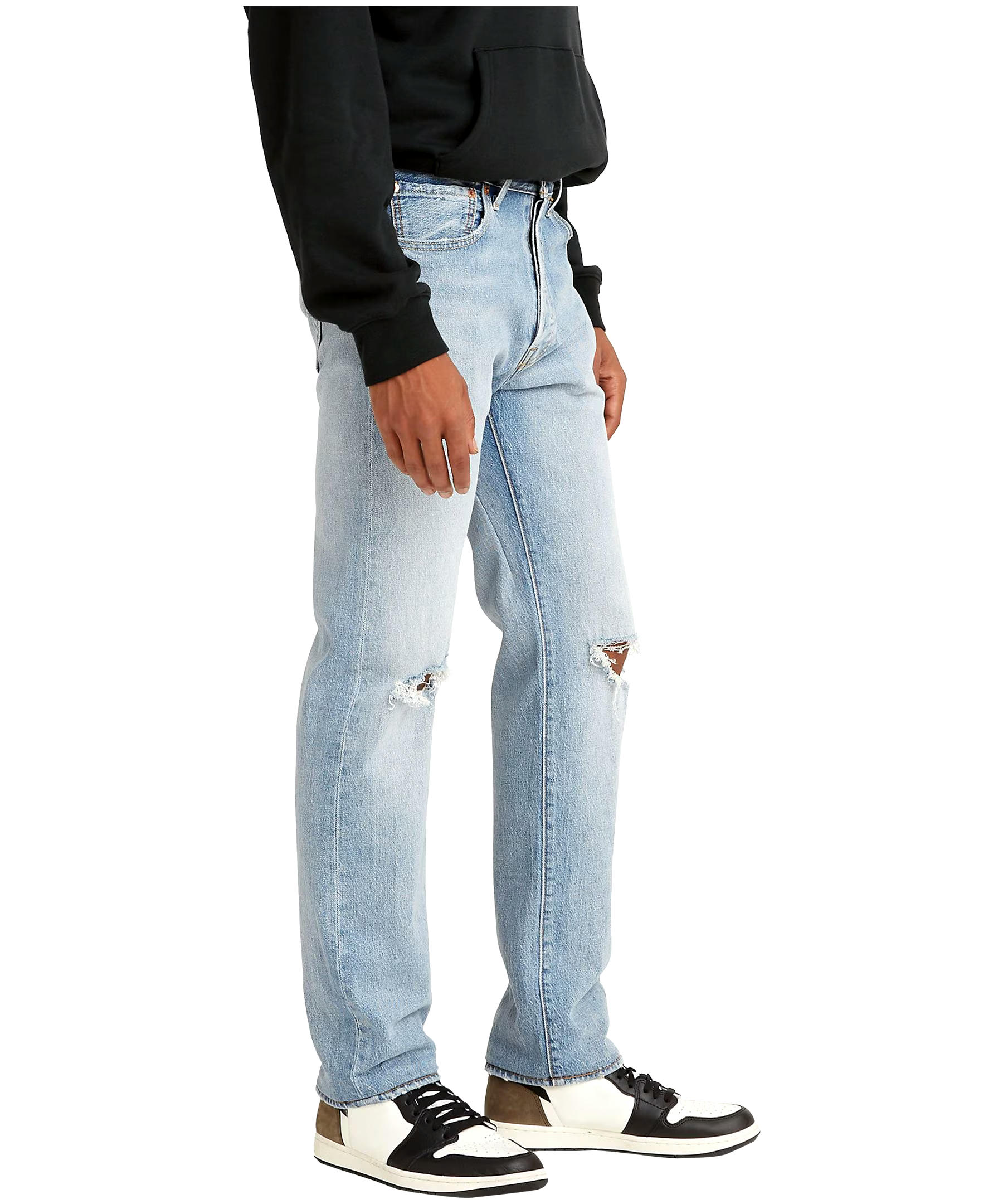 Levi's Men's 501 Original Mid Rise Straight Fit Jeans