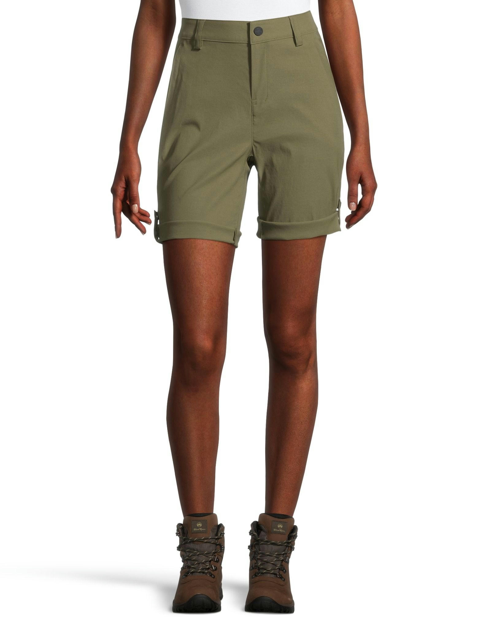 WindRiver Women's Performance Quick Dry Shorts with Zippered Cargo Pockets