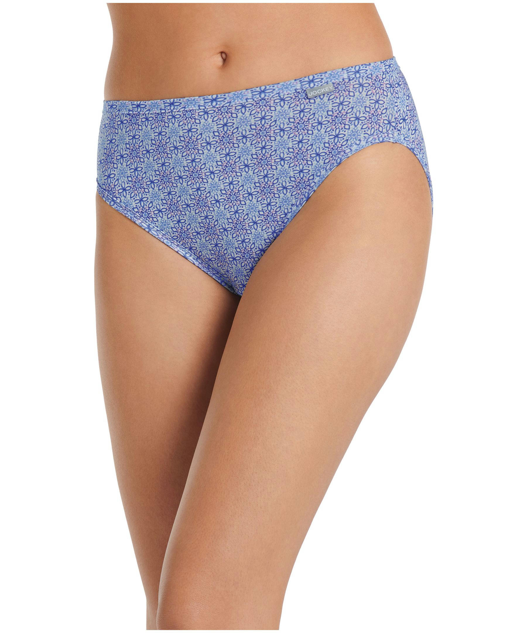 Jockey Women's 3 Pack Elance Supersoft Underwear French Cut Panties