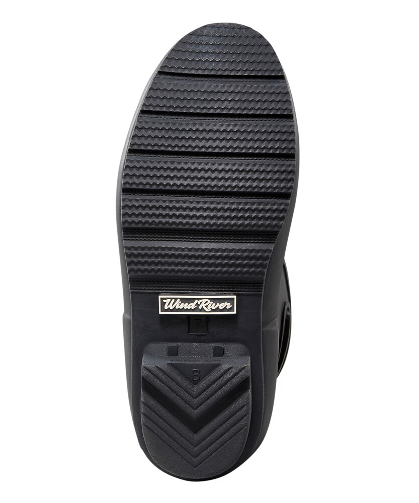 WindRiver Women's Monsoon Fur Lined Rain Boots - Black