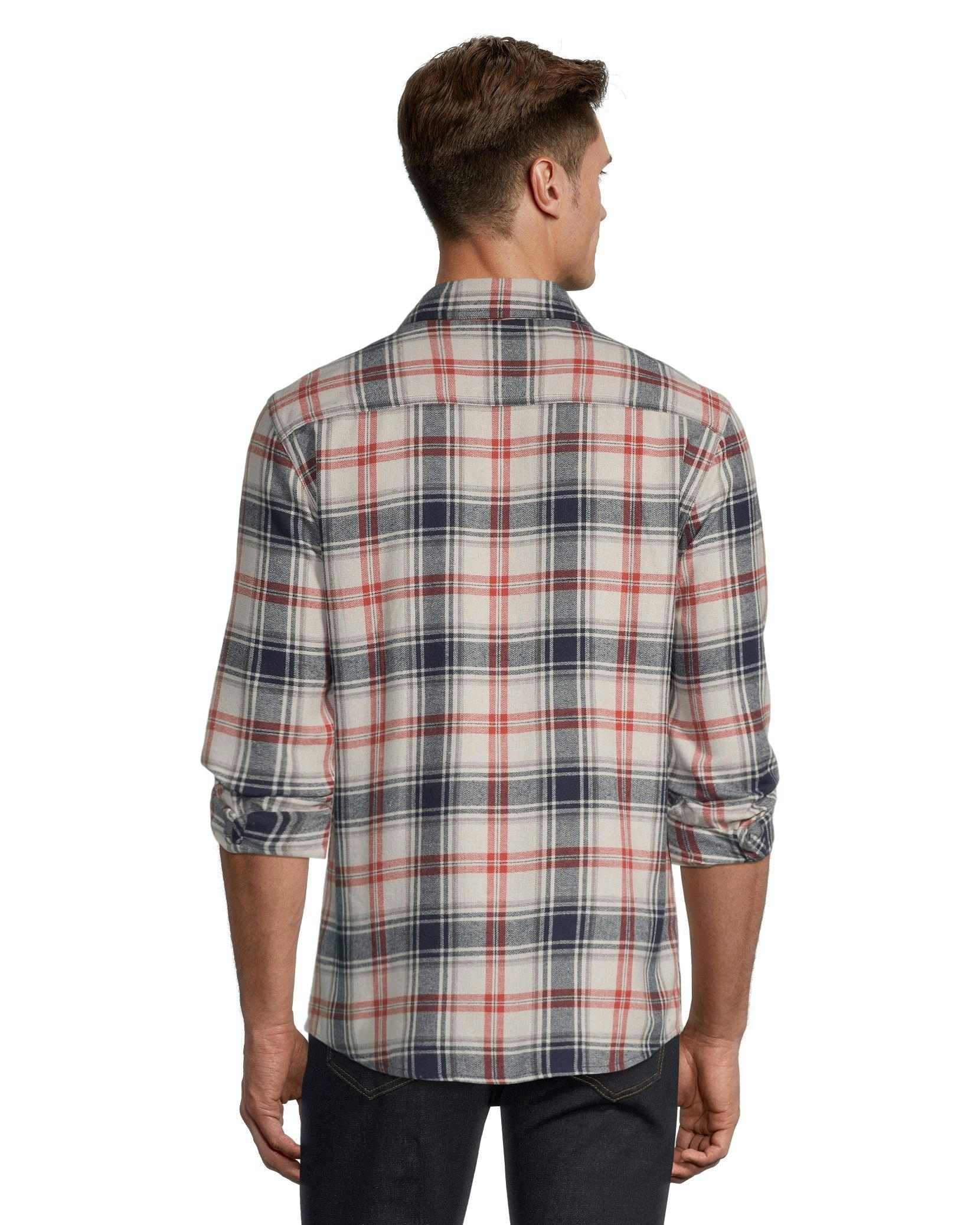 Boston Traders Men's Classic Plaid Flannel Shirt