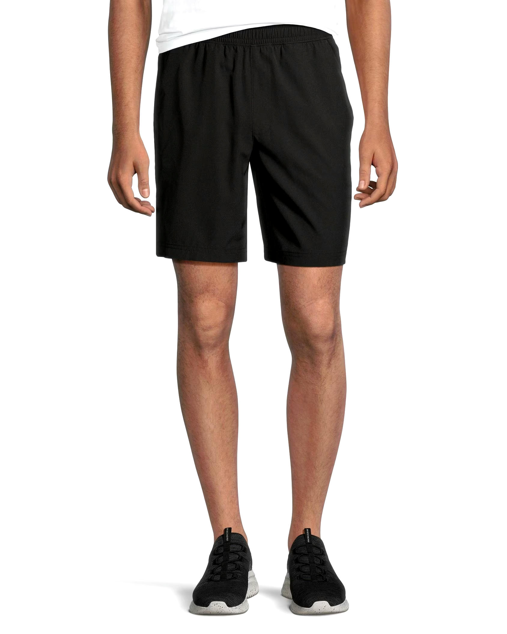 Matrix Men's Woven Shorts with Concealed Side Pocket Zippers