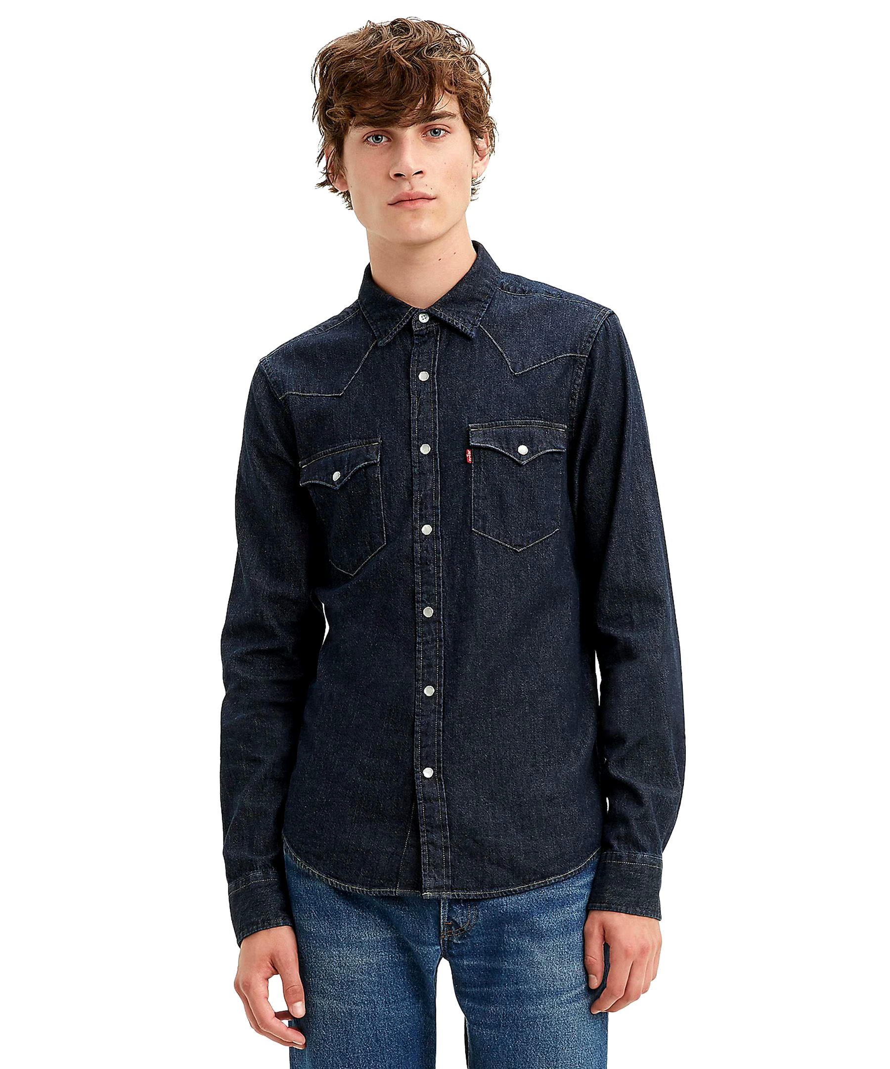Levi's Men's Barstow Cotton Twill Classic Fit Long Sleeve Western Shirt