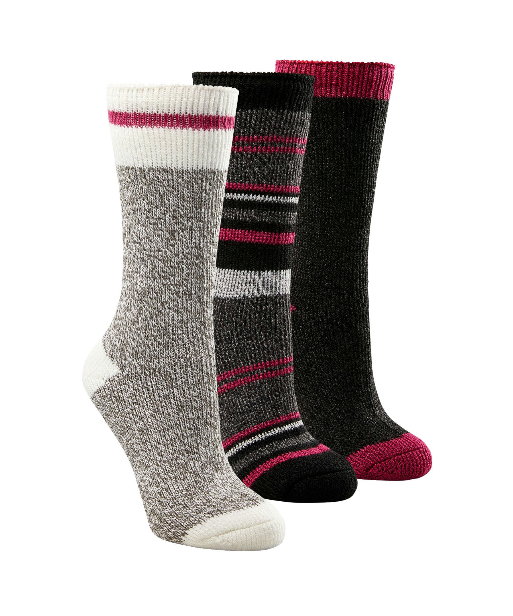WindRiver Women's 3 Pack T-Max Thermal Crew Socks