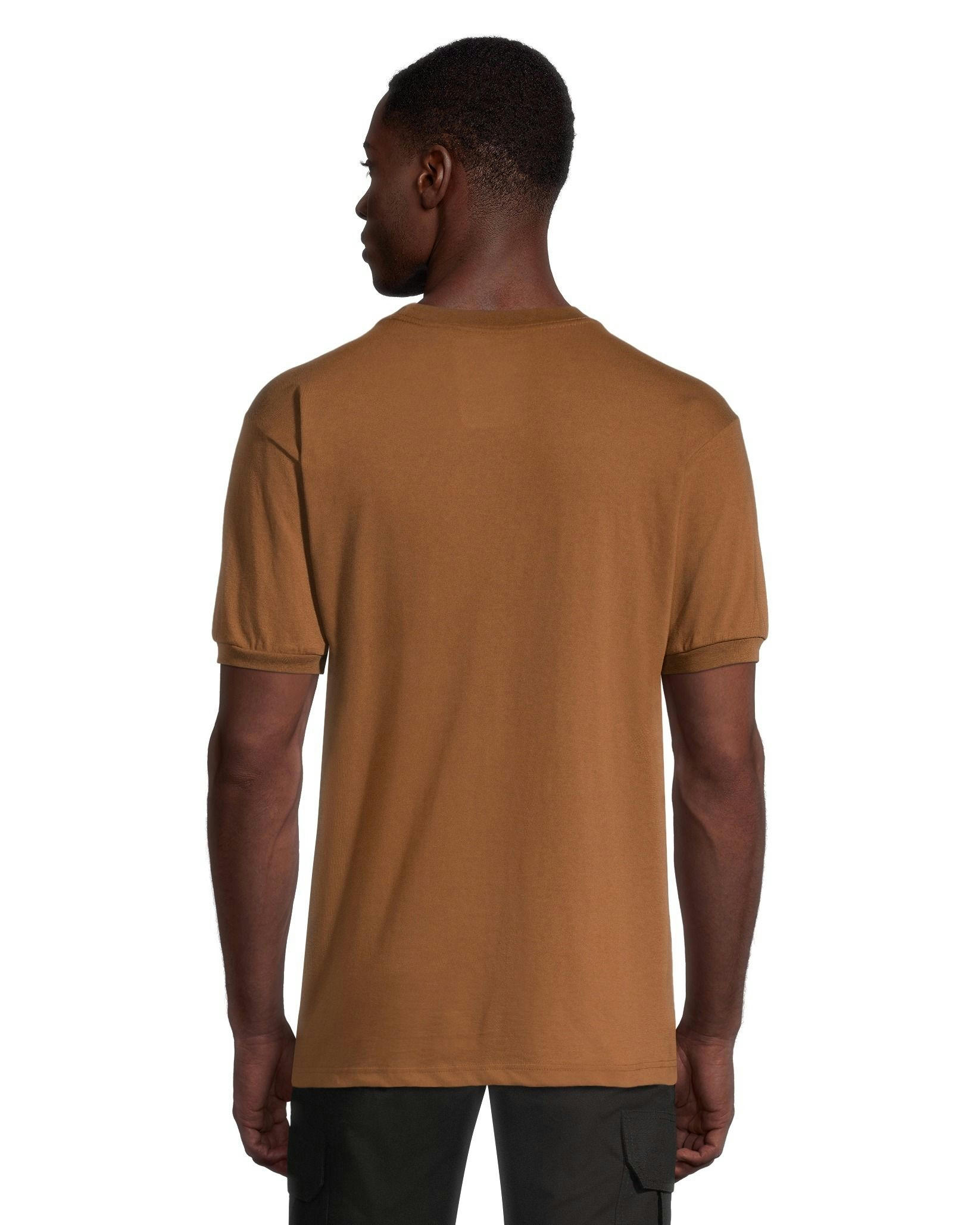 Aggressor Men's Crewneck Short Sleeve Solid Work T-Shirt With FRESHTECH