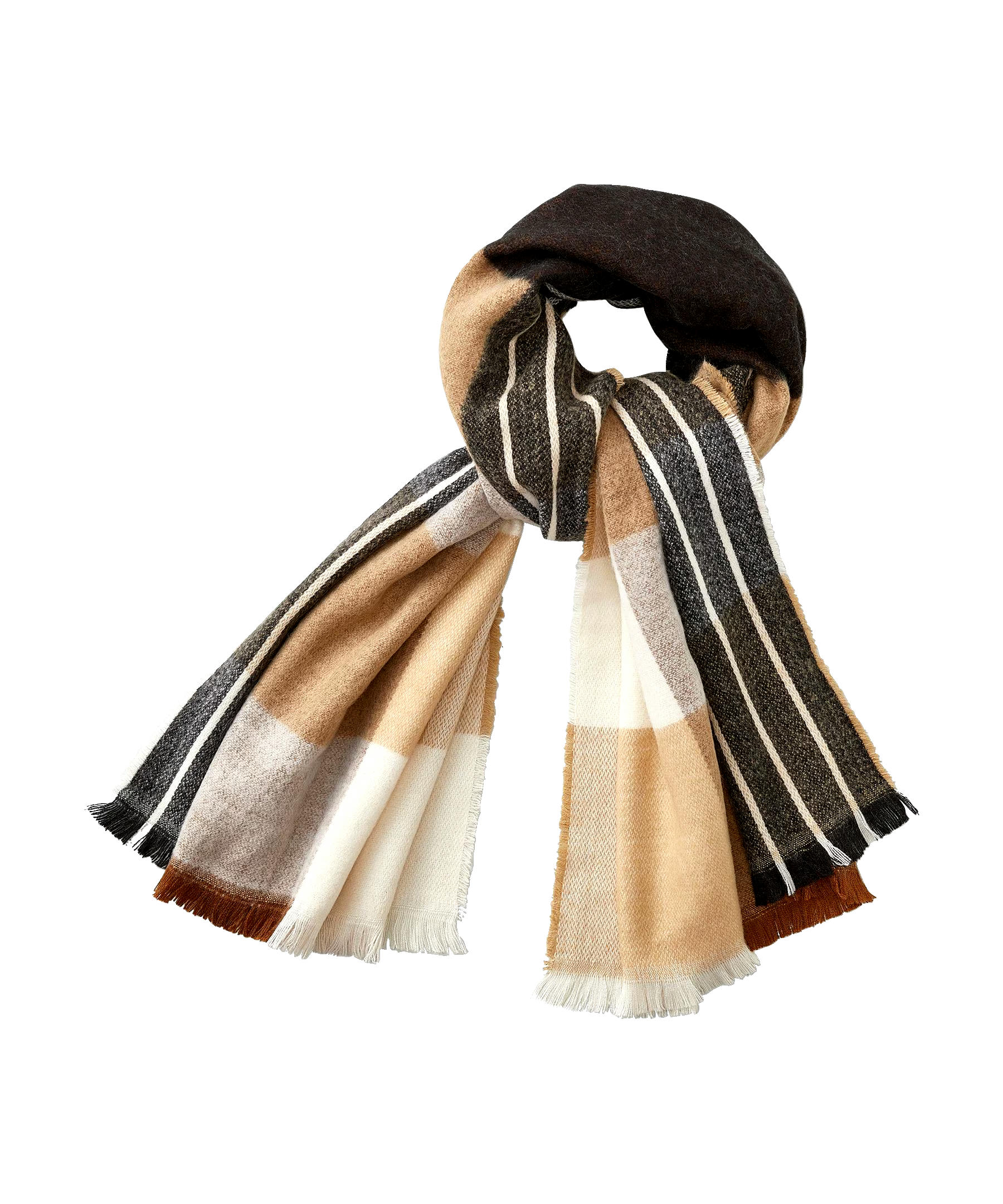 Denver Hayes Women's Woven Plaid Scarf