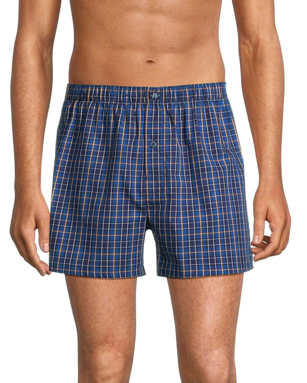Denver Hayes Men's 2 Pack Woven Boxer