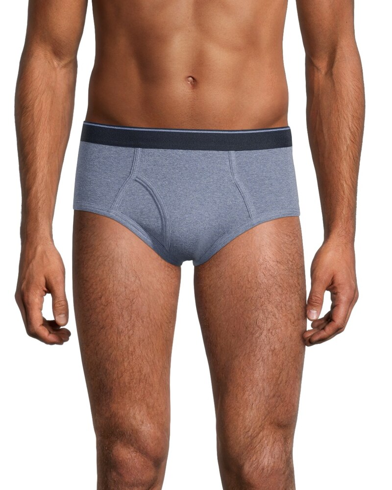 Denver Hayes Men's 3 Pack Yarn Dye Basic Briefs