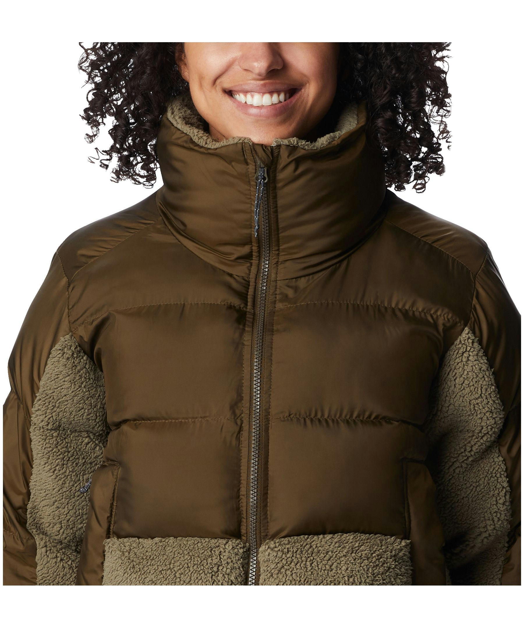 Columbia Women's Lead Better Point Sherpa Hybrid Water Resistant Insulated Jacket