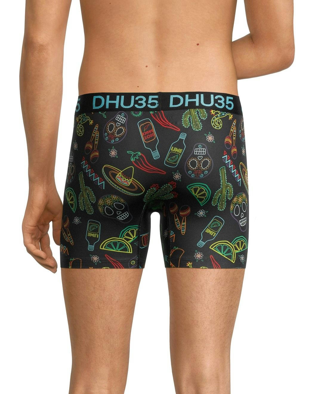 Denver Hayes Men's Microfibre Printed Boxer Briefs
