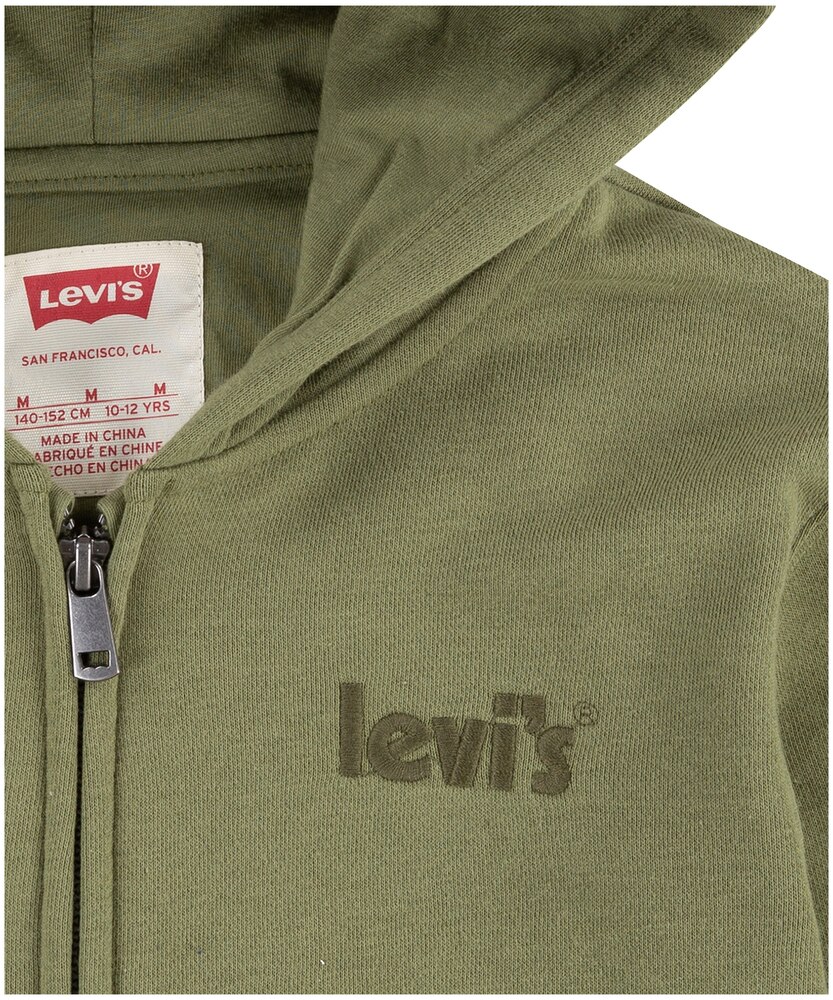 Levi's Kids' Unisex Chest Logo Full Zip Hoodie