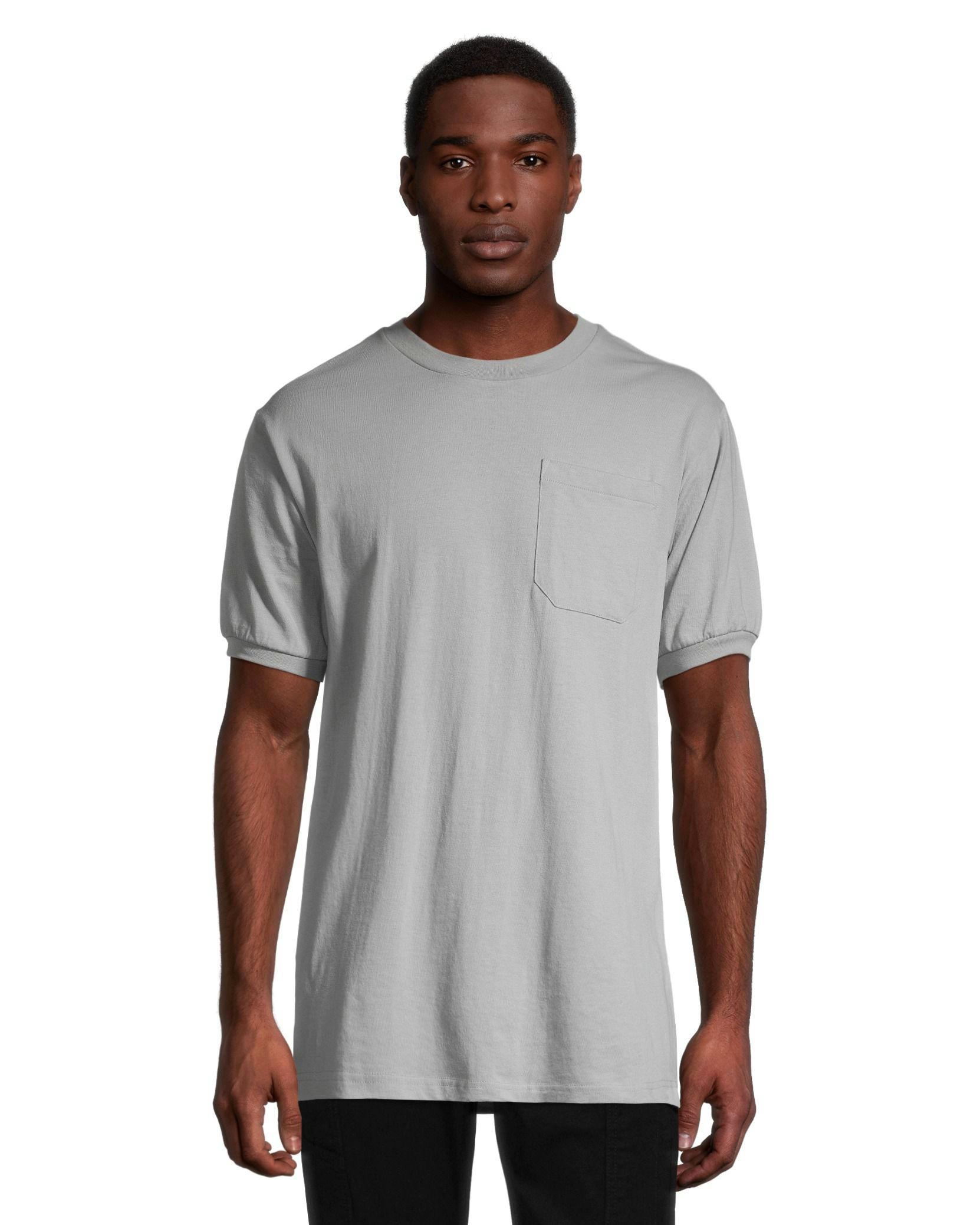 Aggressor Men's Crewneck Short Sleeve Solid Work T-Shirt With FRESHTECH