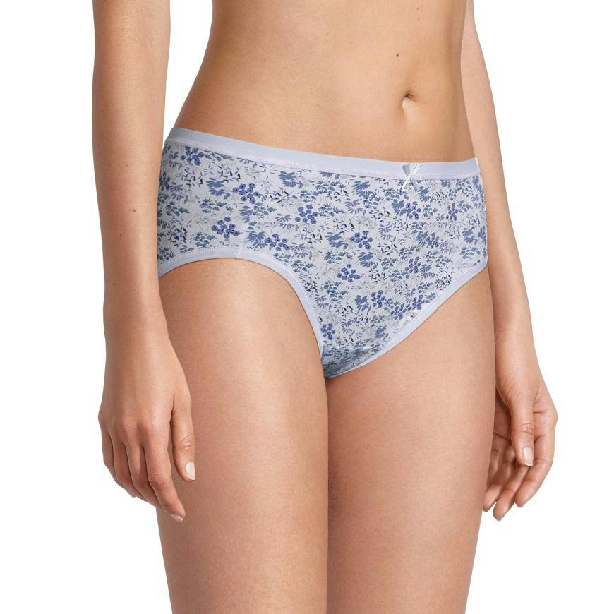 Denver Hayes Women's 2 Pack Perfect Fit Cotton Stretch Hi Cut Panty