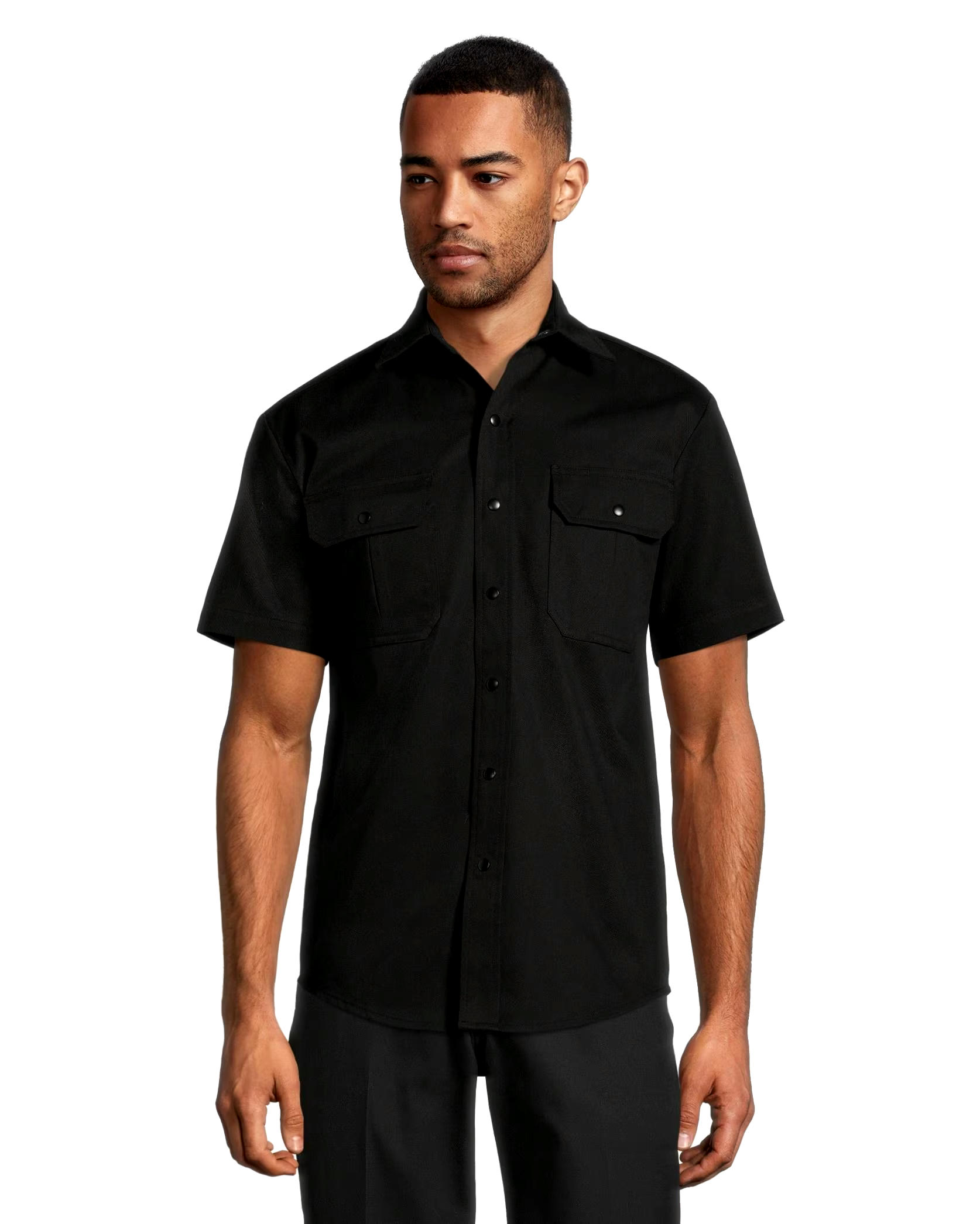 Dakota WorkPro Series Men's Snap Front Stretch Poly Cotton Short Sleeve Work Shirt